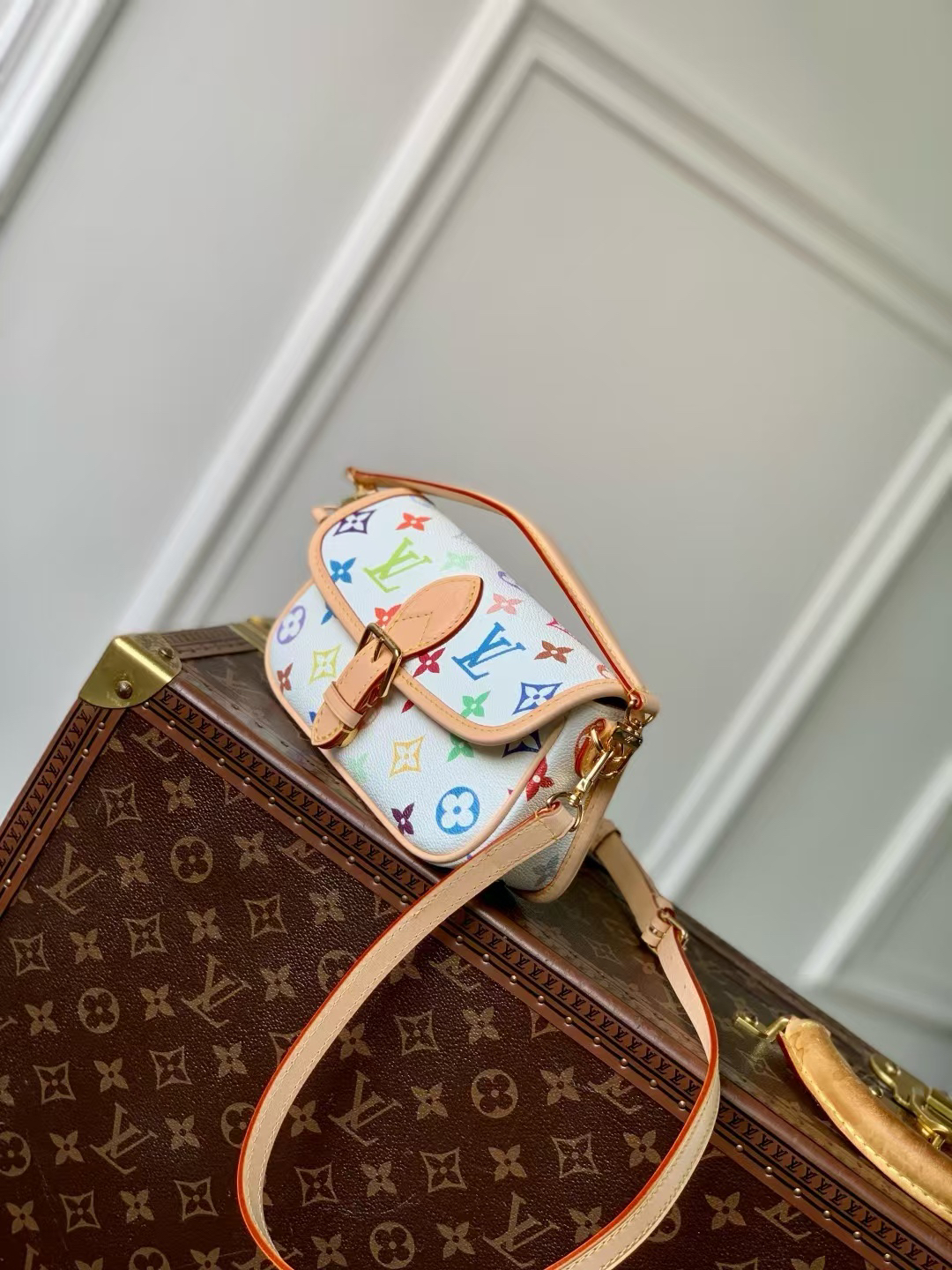 Louis Vuitton Nano Diane Crossbody Bag – Monogram Coated Canvas - Image 2