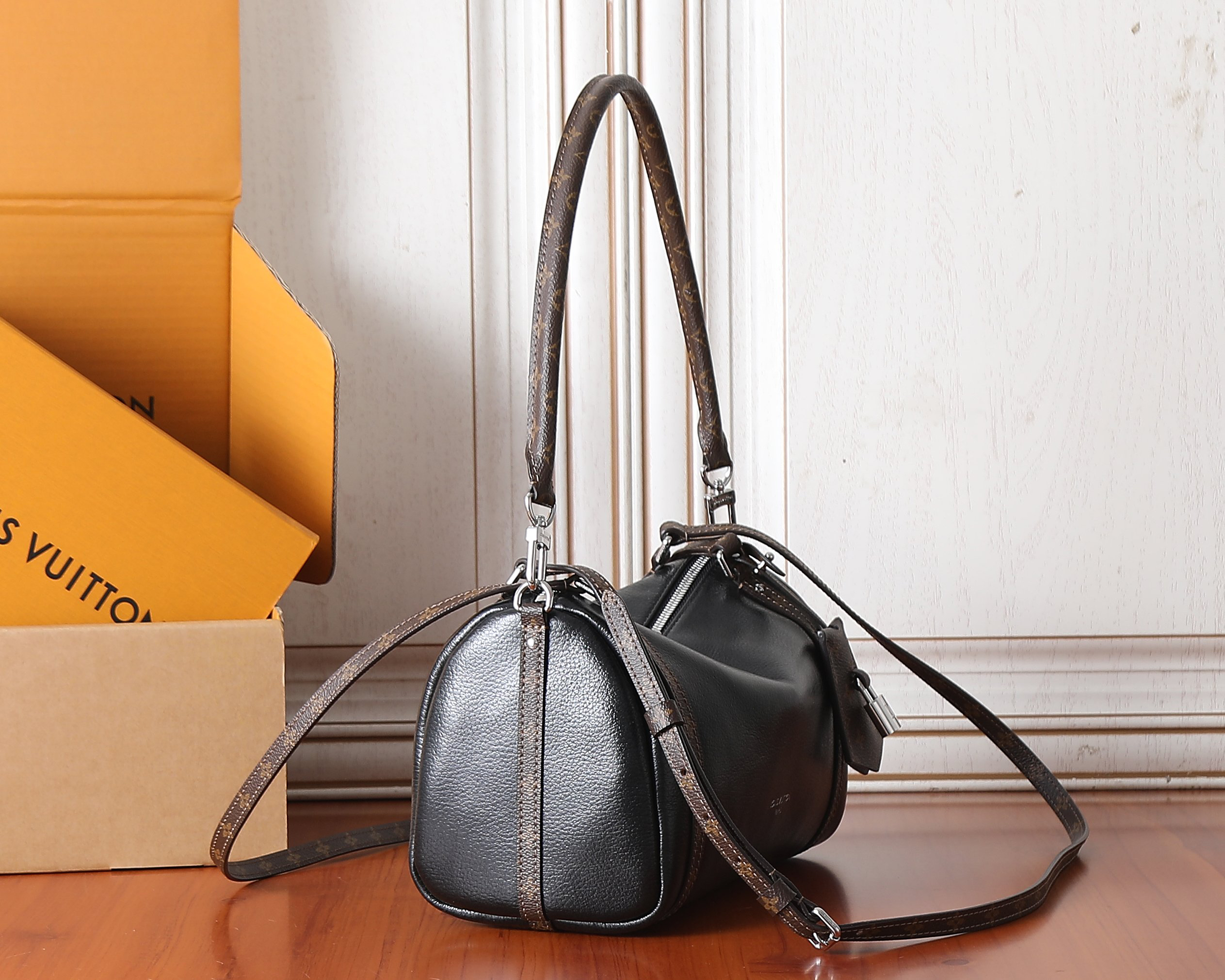 Express Small Crossbody Bag with Monogram Design - Image 2