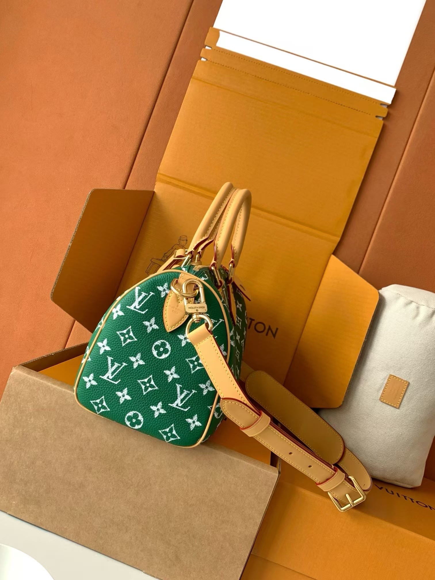 Speedy Bandoulière 25 Monogram Leather Handbag - Image 2