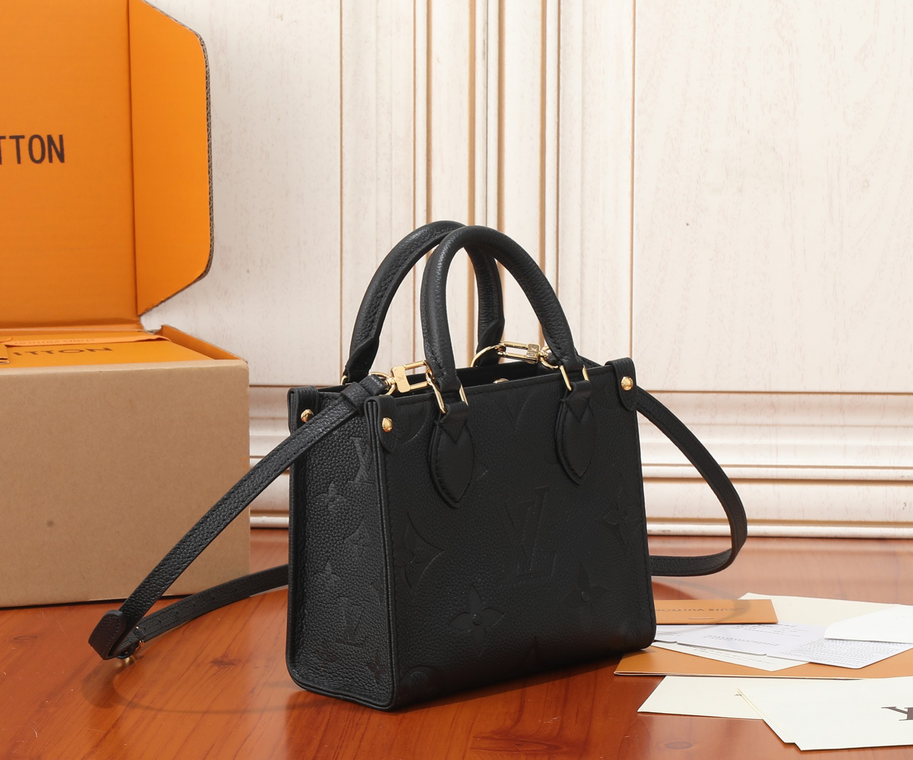 Louis Vuitton OnTheGo BB Handbag in Monogram Empreinte Leather - Image 2