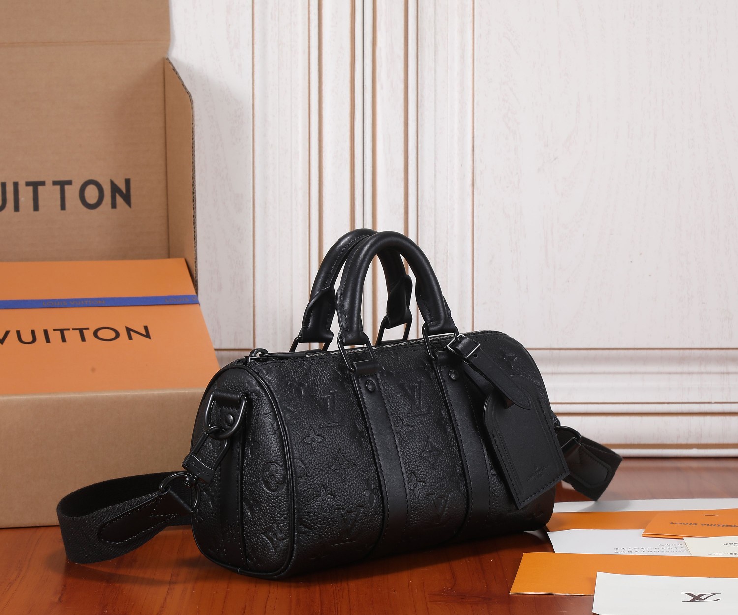 Keepall Mini Travel Bag in Taurillon Monogram Leather, Model M20900 - Image 2