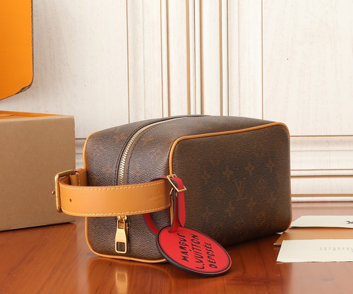 Louis Vuitton Locker Dopp Kit Toiletry Bag M11765 - Image 2