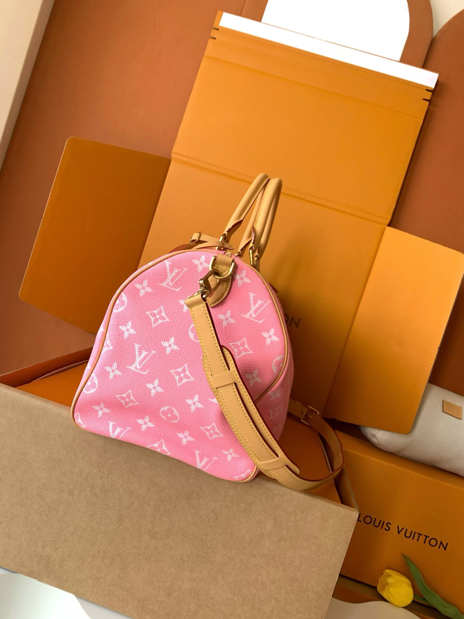 Speedy P9 Bandoulière 40 Leather Shoulder Bag - Image 2