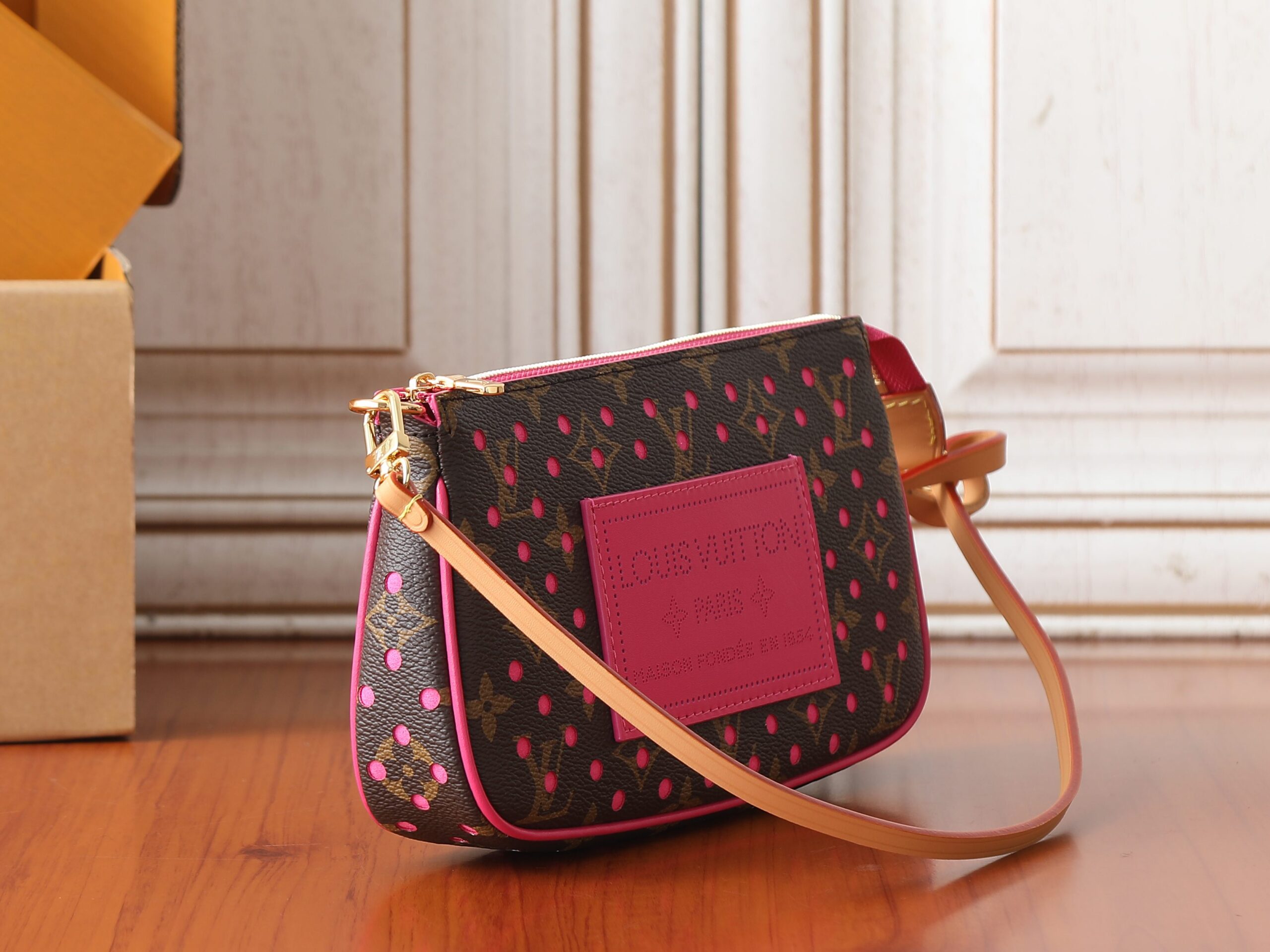 Louis Vuitton Pochette Accessoires Monogram Perfo Shoulder Bag - Image 2