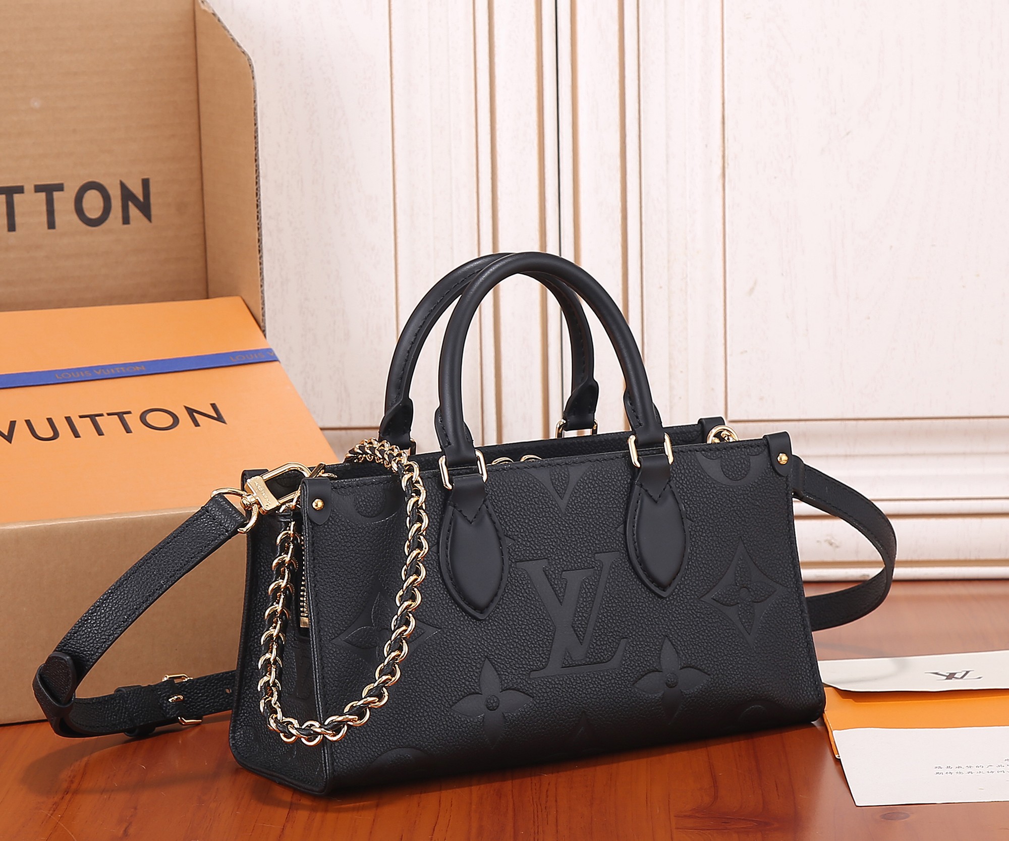 Louis Vuitton OnTheGo East West Tote Bag in Monogram Empreinte Leather - Image 2