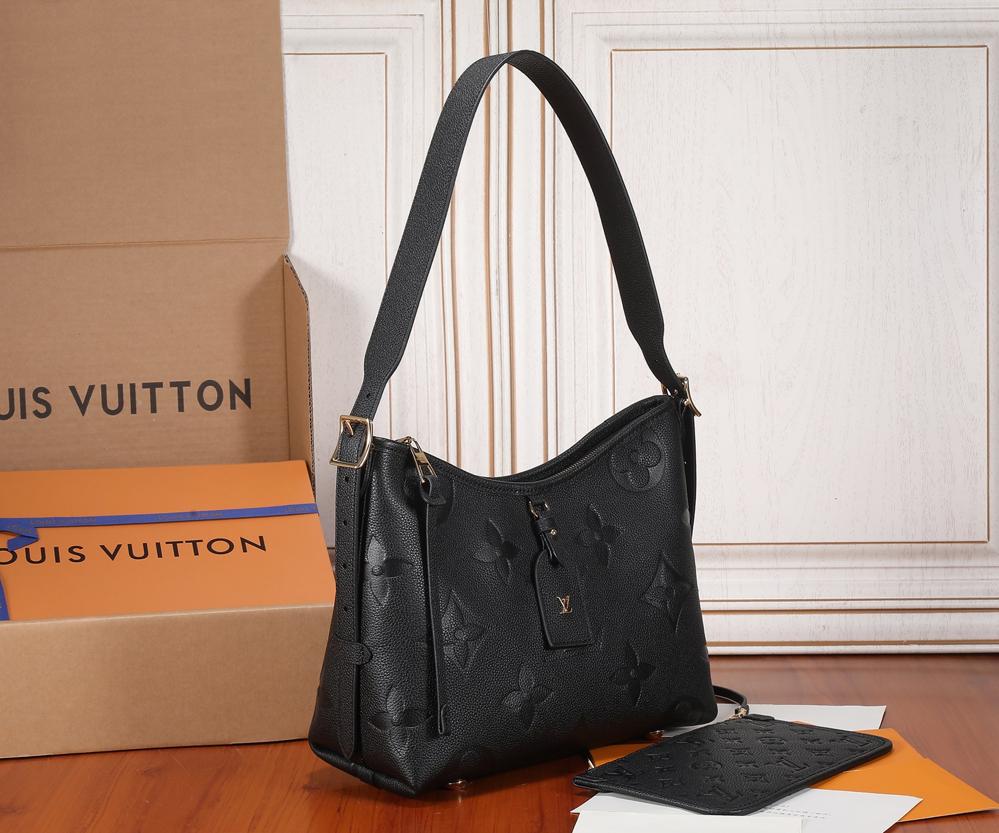Louis Vuitton CarryAll Small Monogram Empreinte Leather Bag M46288 - Image 2
