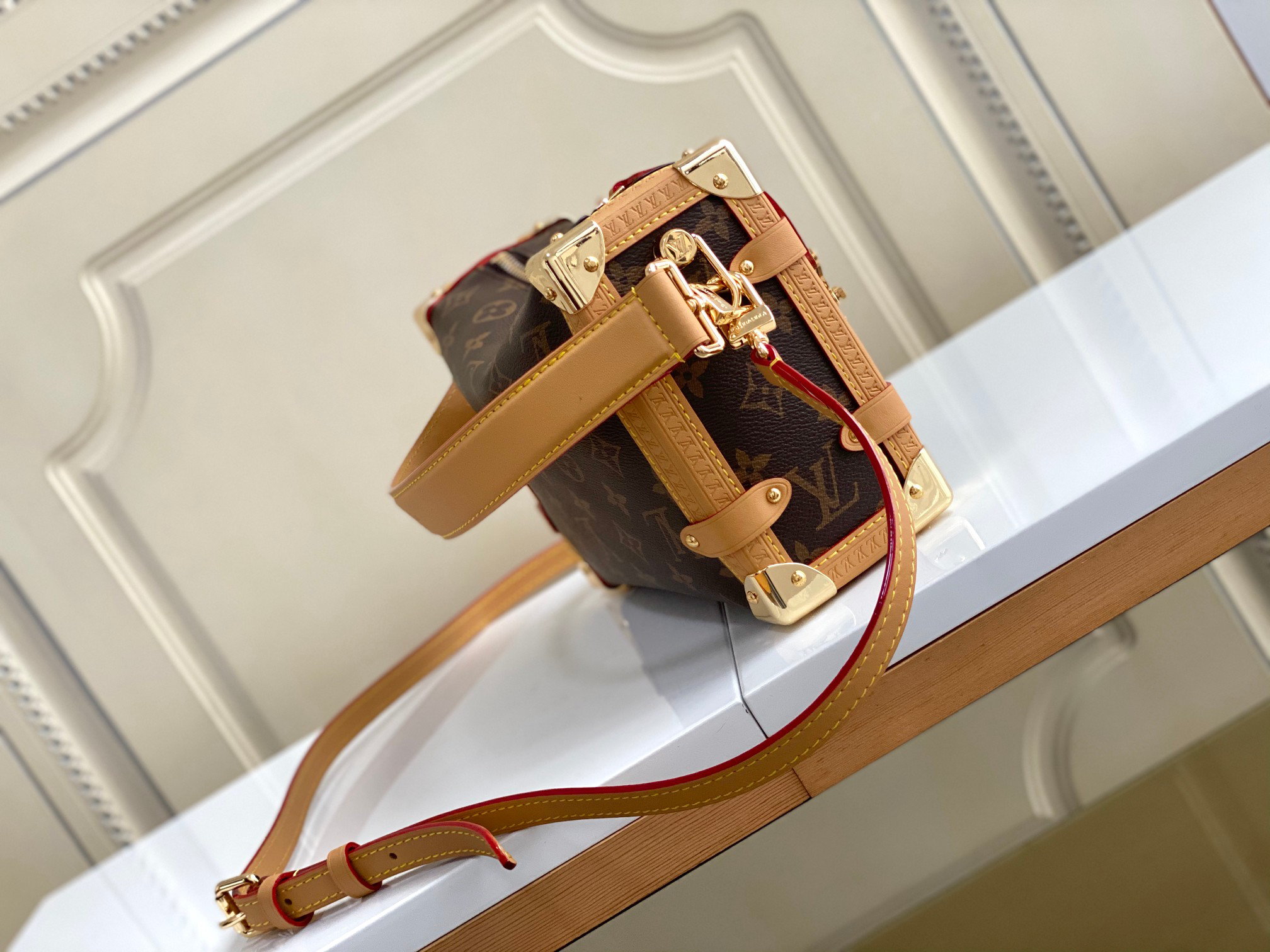 Louis Vuitton Side Trunk PM Monogram Crossbody Bag M46358 - Image 2