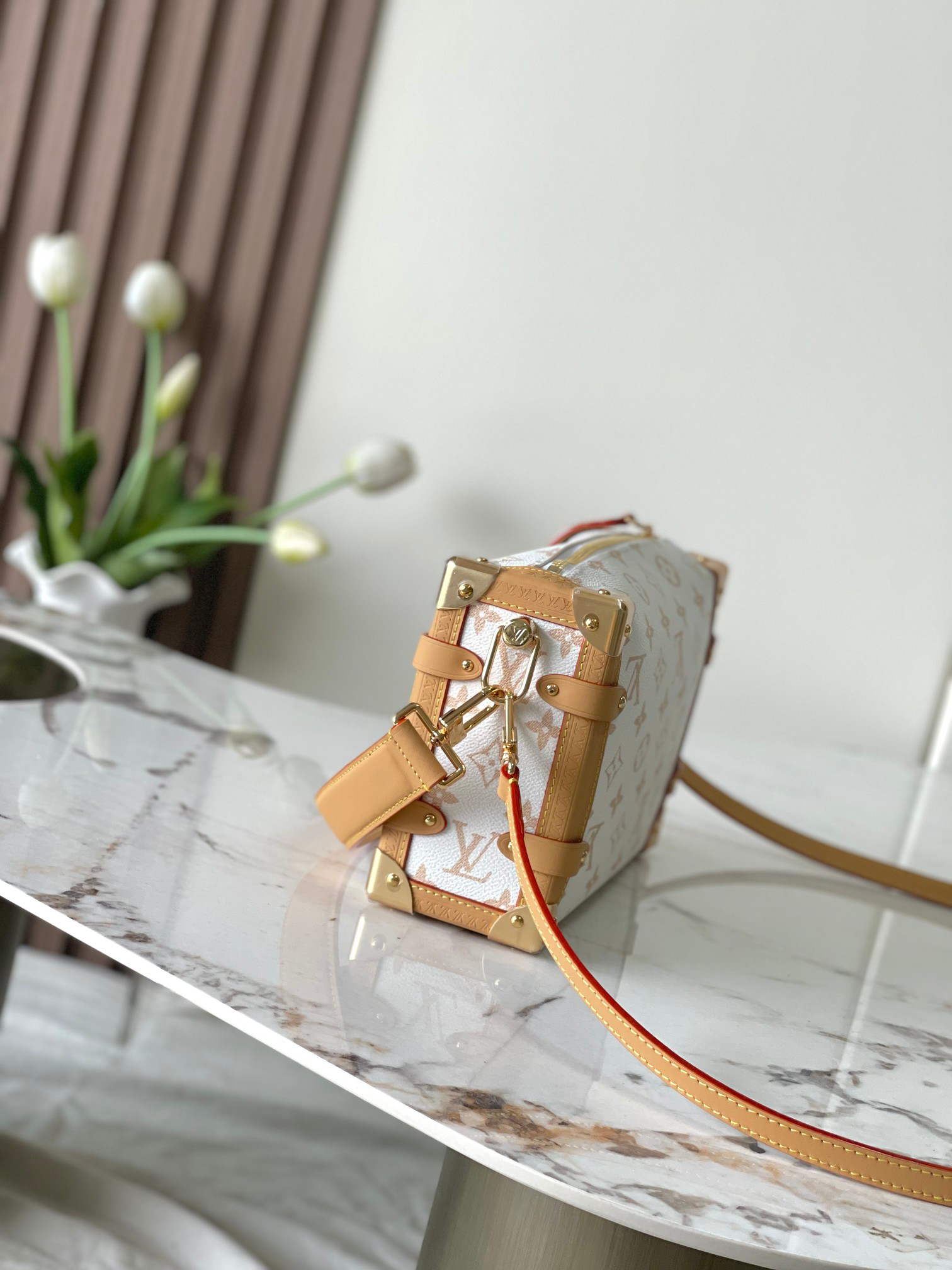 Louis Vuitton Side Trunk Medium Bag M26287 in Monogram Dune - Image 2