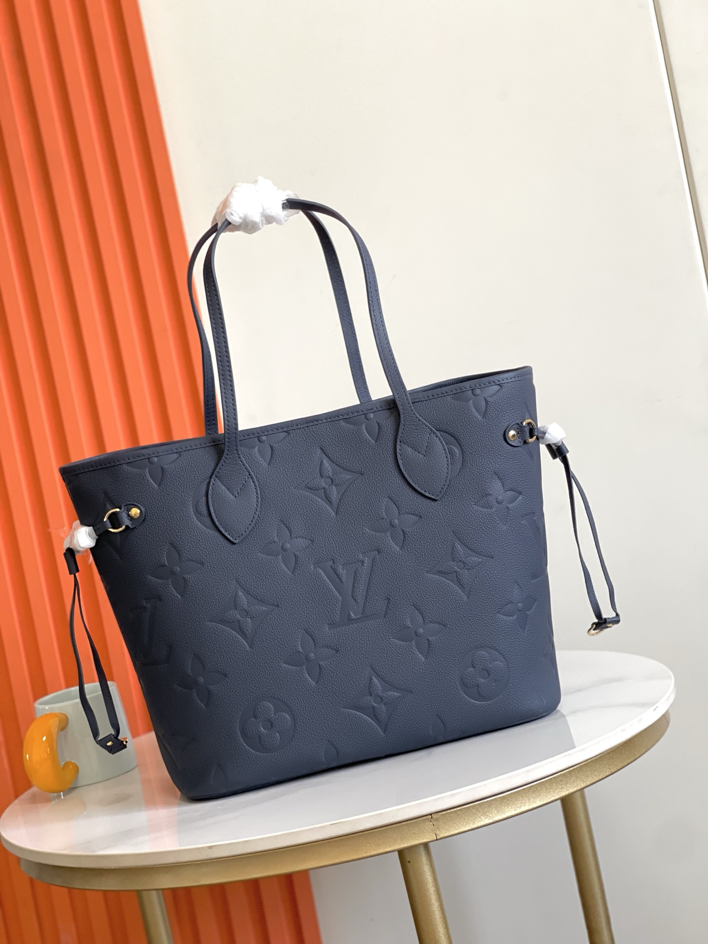 Neverfull MM Monogram Empreinte Leather Tote Bag - Image 2
