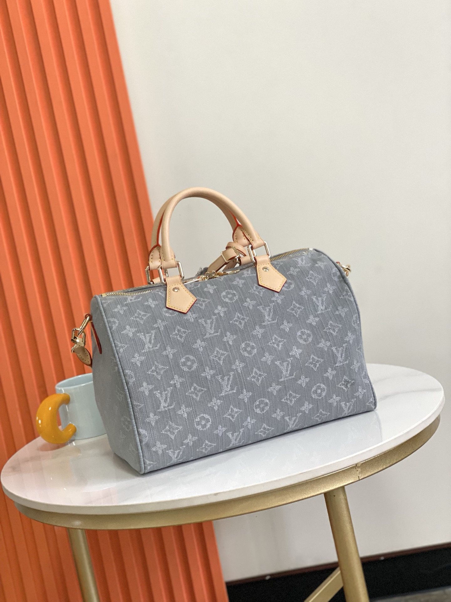 Speedy Soft 30 Monogram Denim Handbag - Image 2