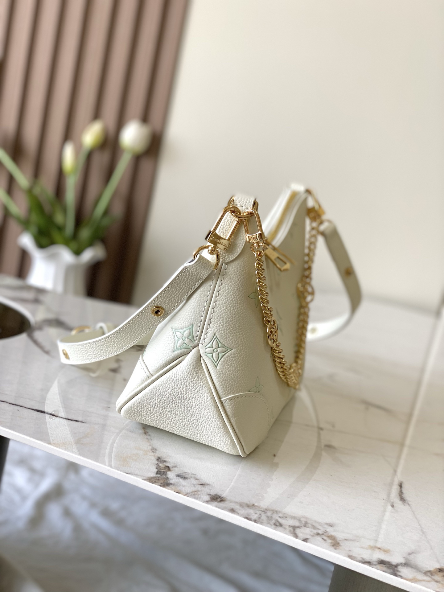 Louis Vuitton Boulogne Green Monogram Crossbody Bag - Image 2