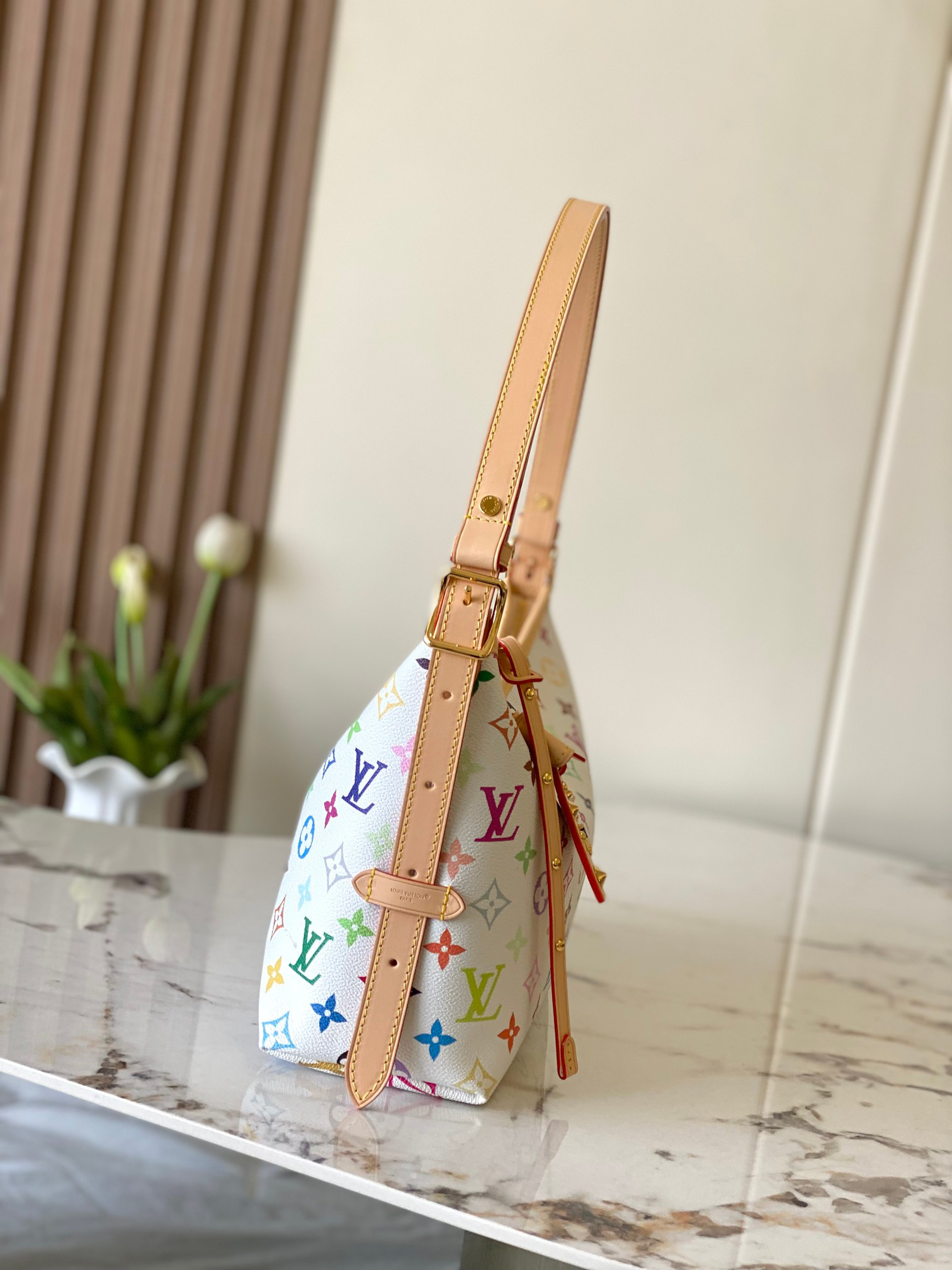 Louis Vuitton x Takashi Murakami Carryall East West Handbag - Image 2