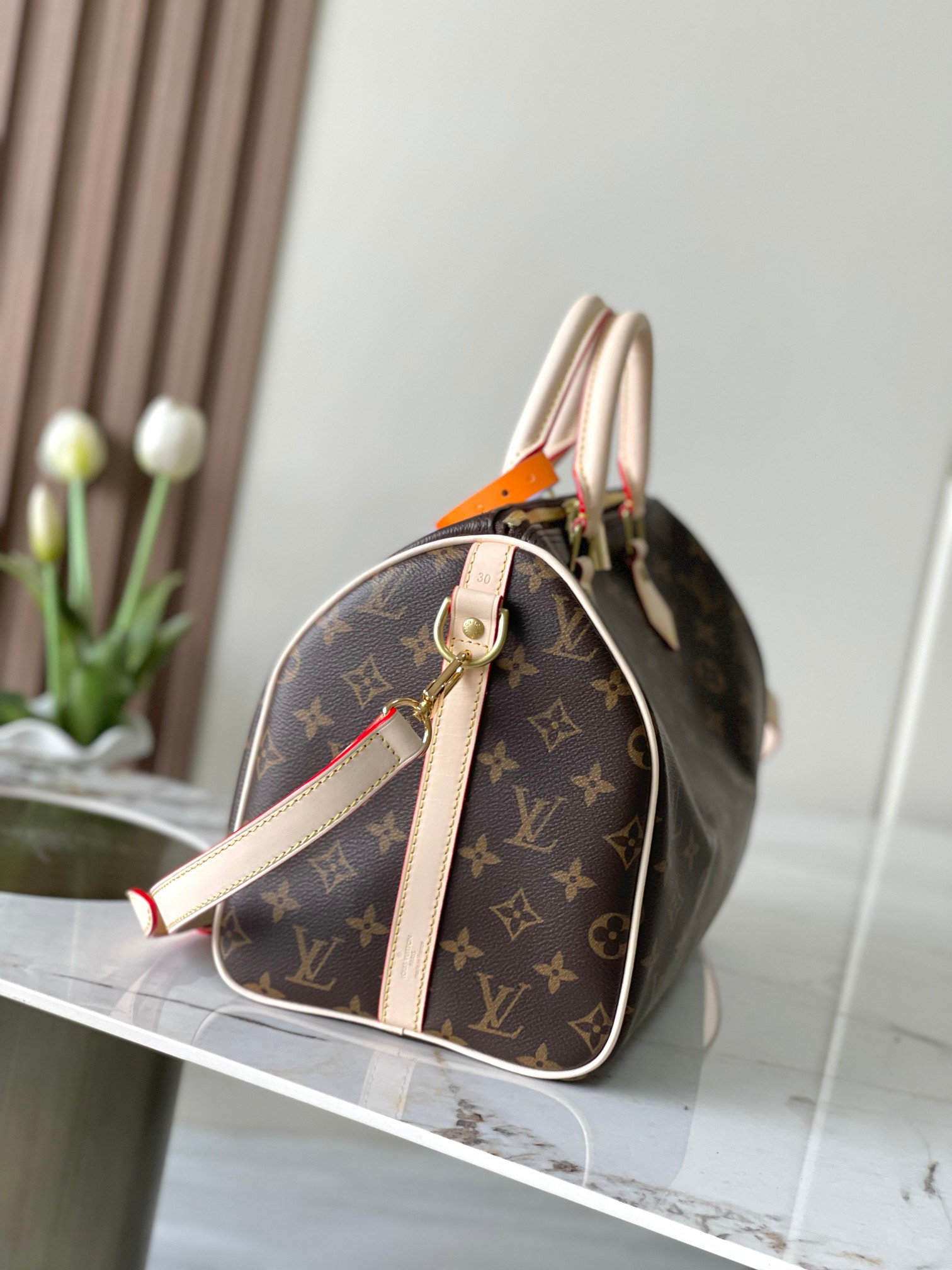Louis Vuitton Speedy Bandouliere 30 Monogram Canvas Crossbody Bag - Image 2