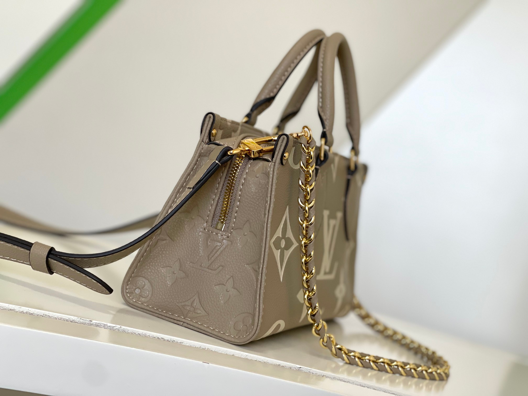 Louis Vuitton OnTheGo Small Handbag in Giant Monogram Leather - Image 2