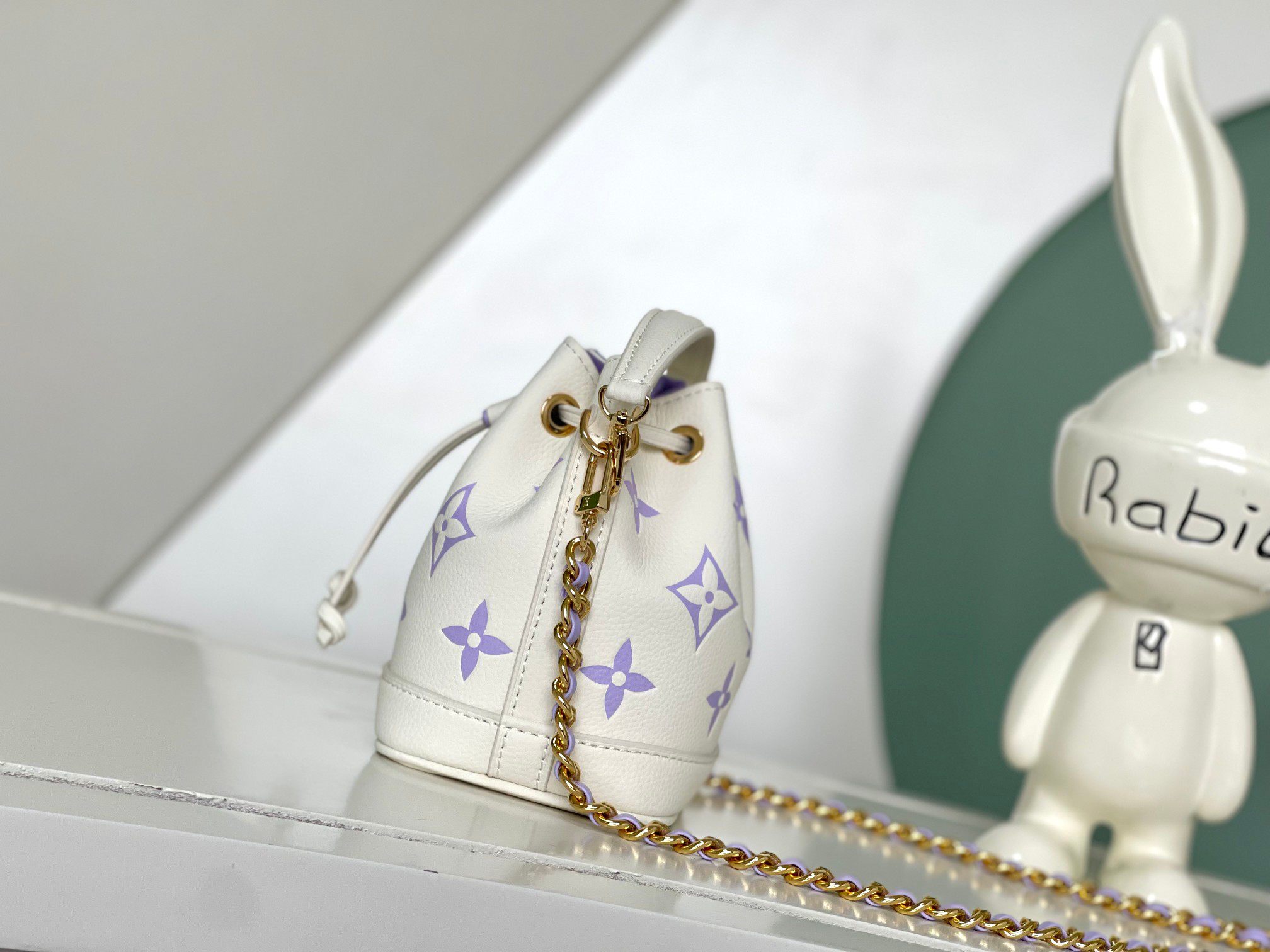 Louis Vuitton Nano Noé Summer Stardust Monogram Empreinte Bag in Purple - Image 2