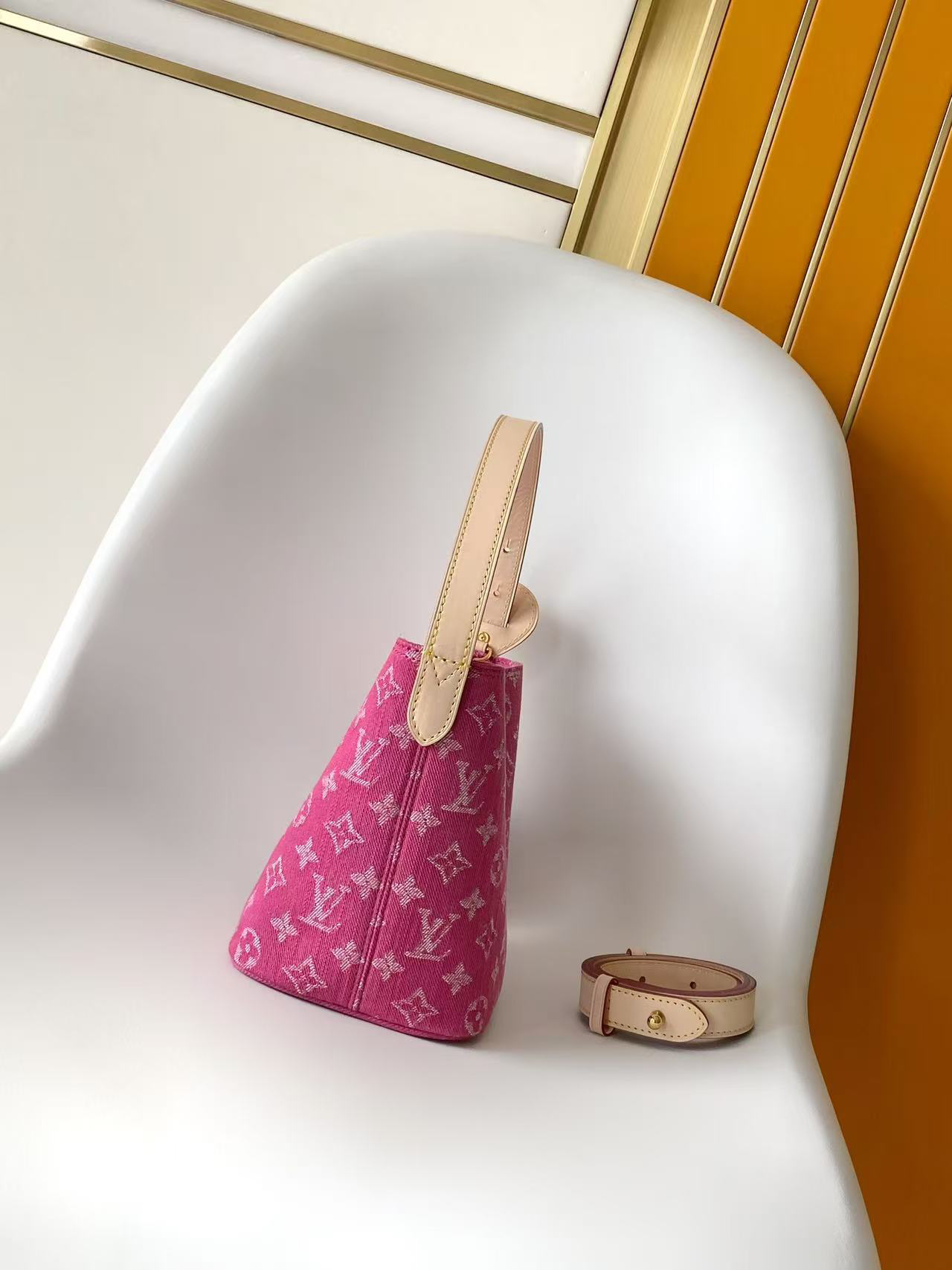 Louis Vuitton All In BB Denim Shoulder Bag - Image 2