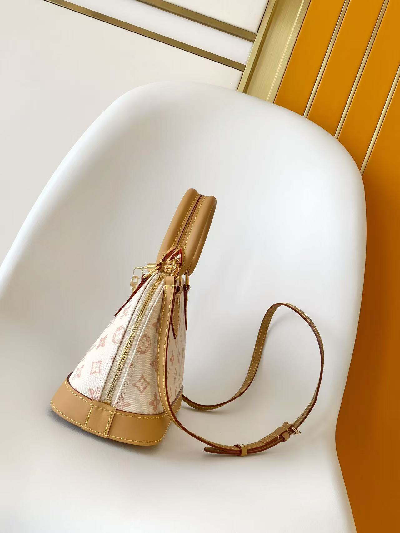 Louis Vuitton Alma BB Monogram Canvas Crossbody Bag - Image 2
