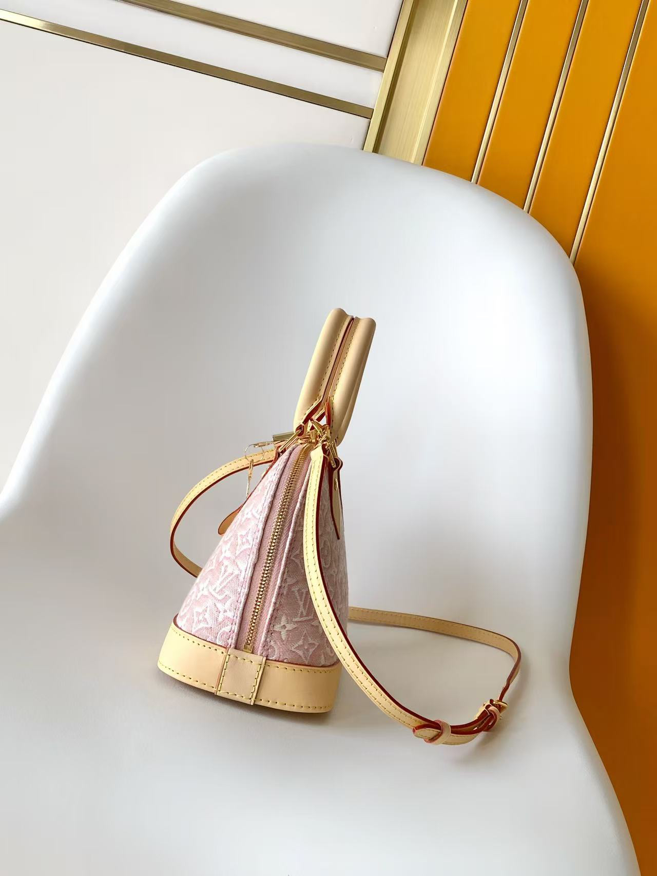 Louis Vuitton Alma BB Monogram Emblème Canvas Handbag - Image 2