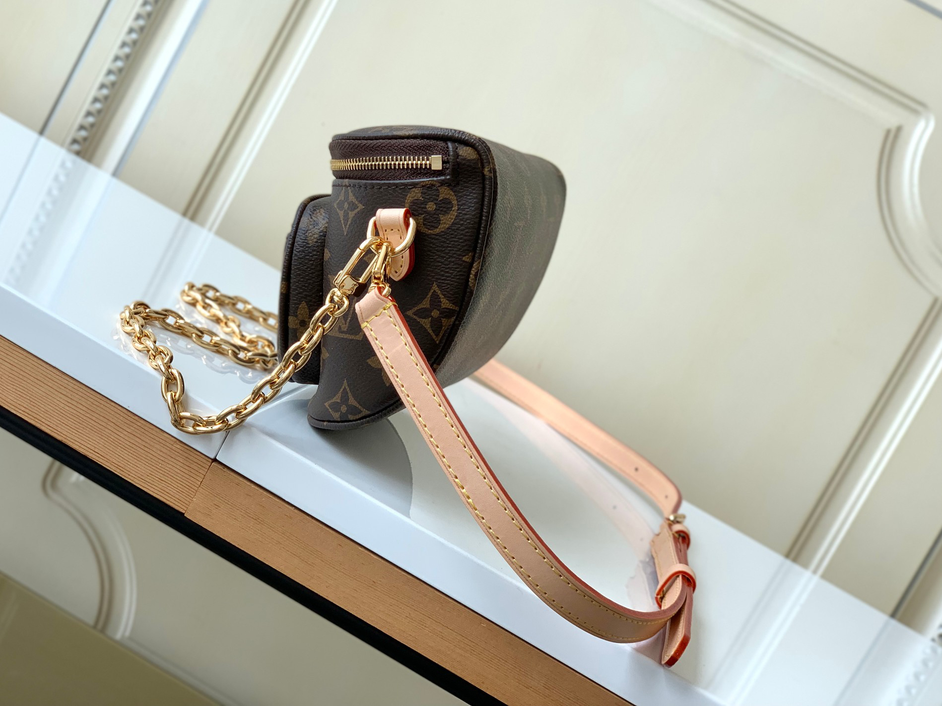 Louis Vuitton Mini Bumbag in Monogram Empreinte Leather - Image 2