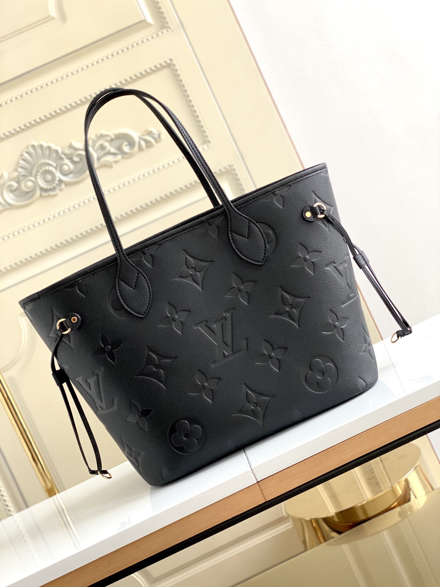 Louis Vuitton Neverfull MM Tote Bag M45685 Black - Image 2