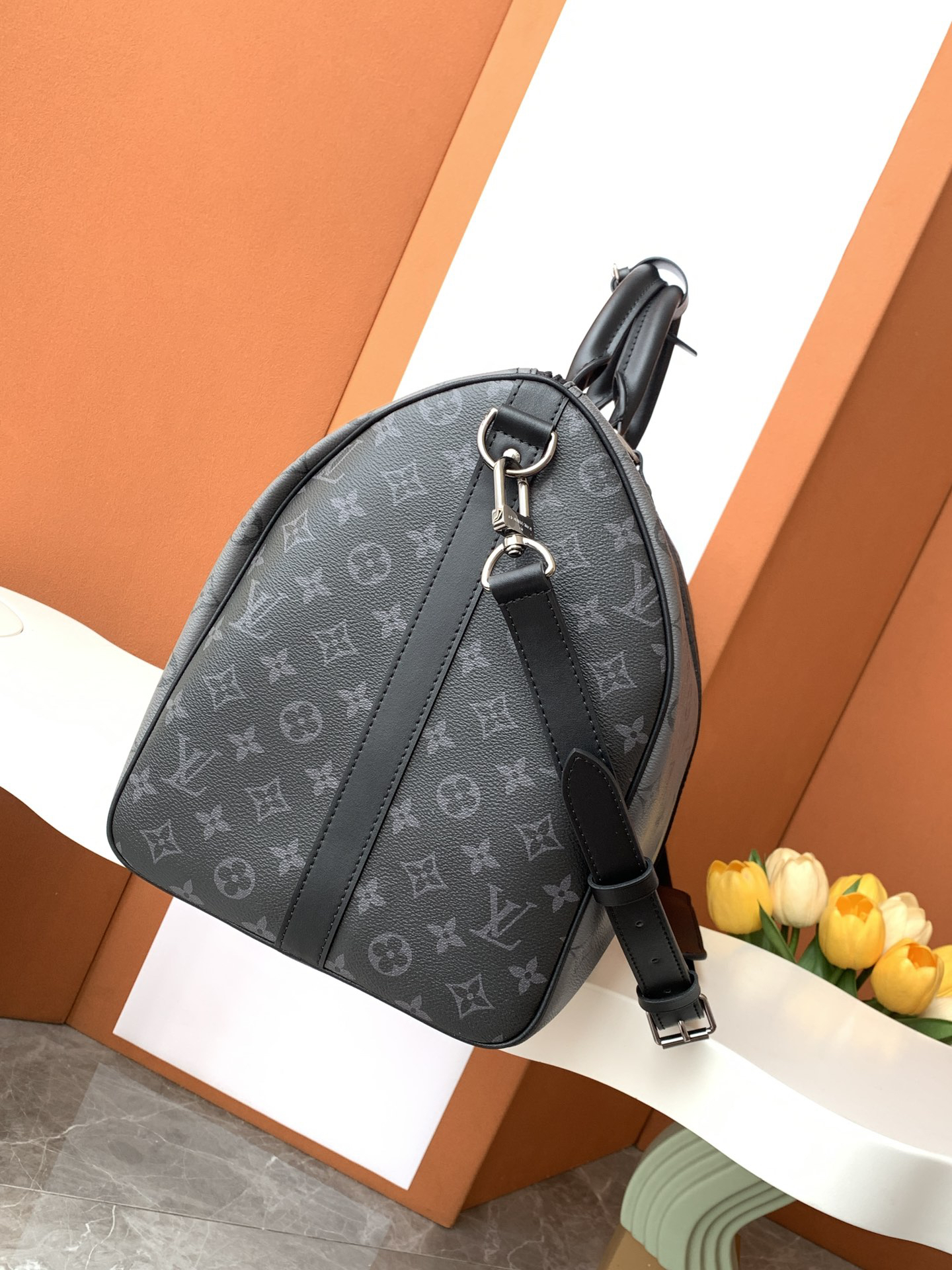 Louis Vuitton Keepall Bandoulière 50 Travel Bag - Image 2