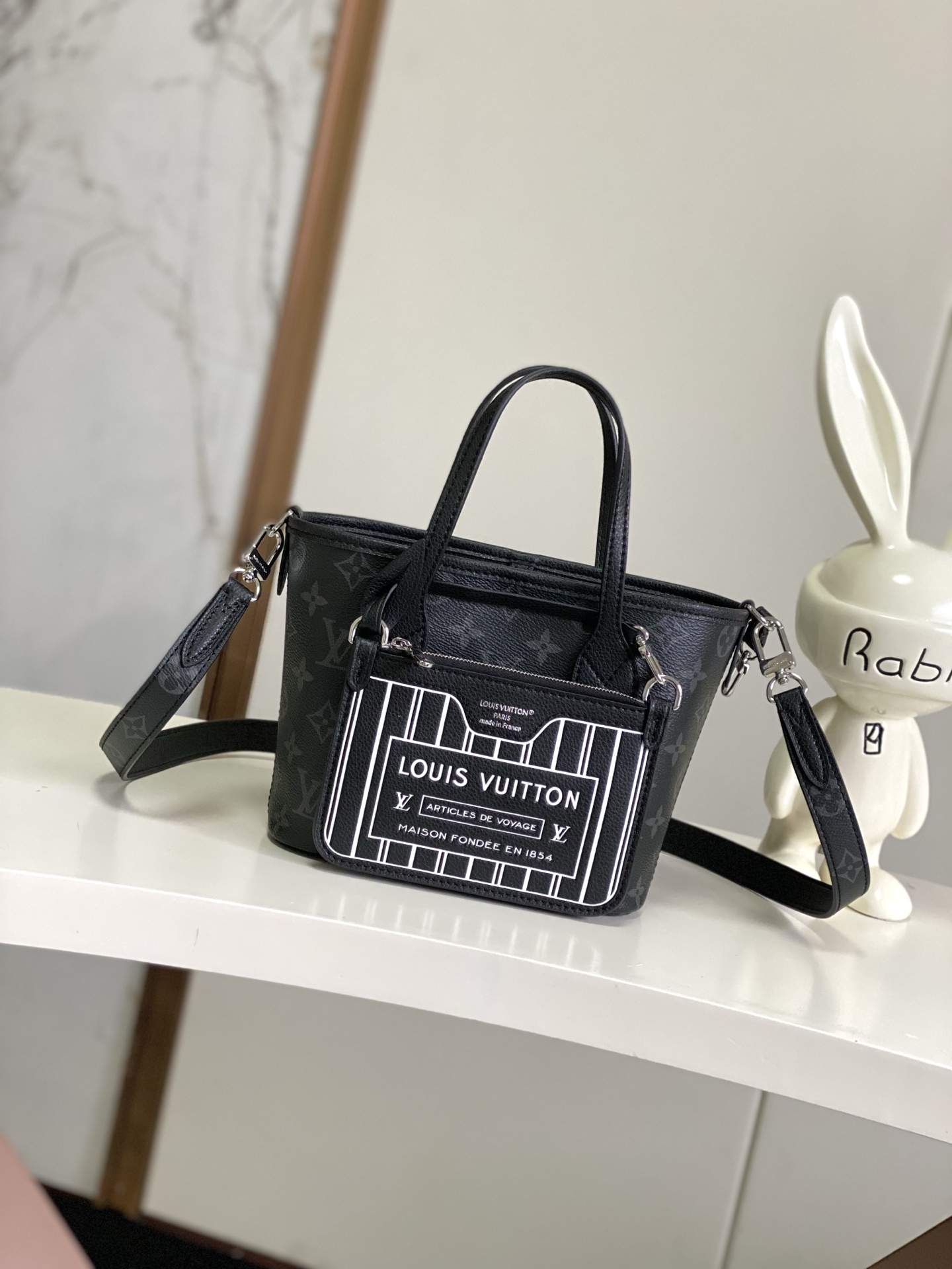Louis Vuitton Neverfull Bandouliere Inside Out BB Reversible Tote Bag - Image 2