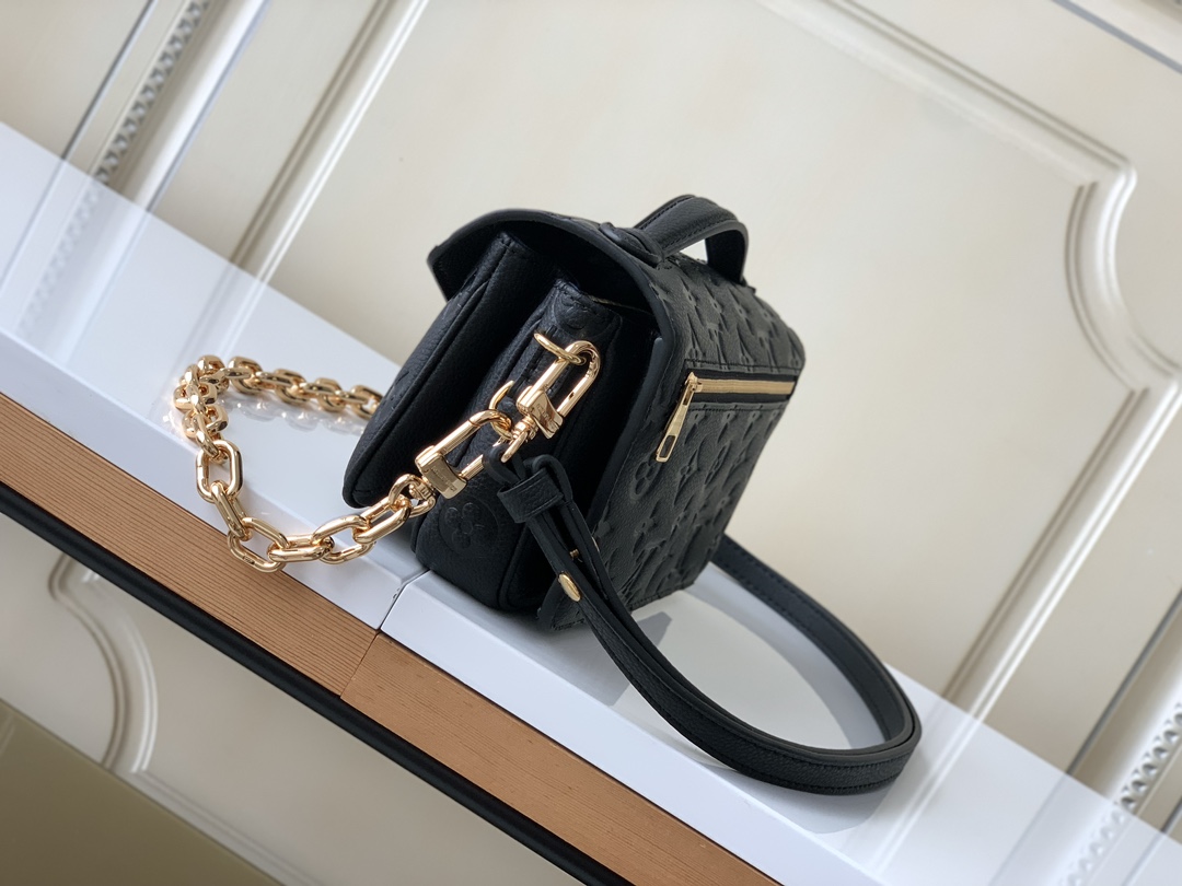 Louis Vuitton Pochette Métis East West Monogram Empreinte Leather Bag - Image 2