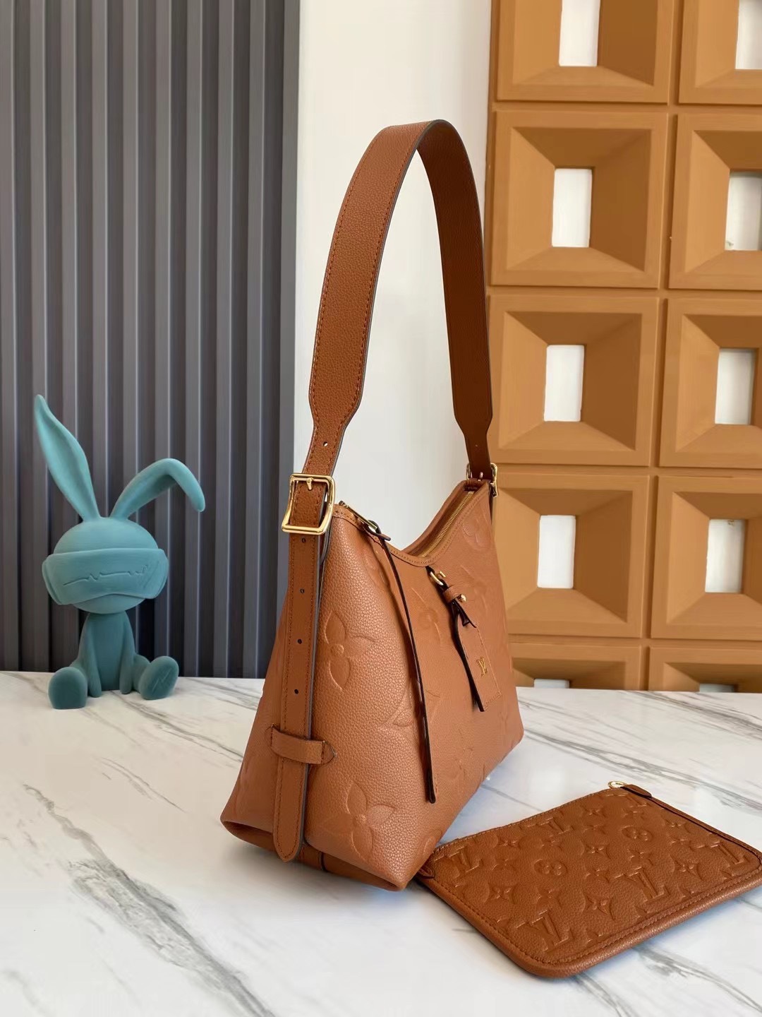 Louis Vuitton CarryAll PM Monogram Leather Handbag - Image 2