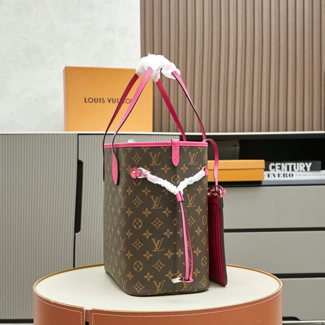 Louis Vuitton Neverfull MM Tote Bag in Damier Azur Canvas - Image 2