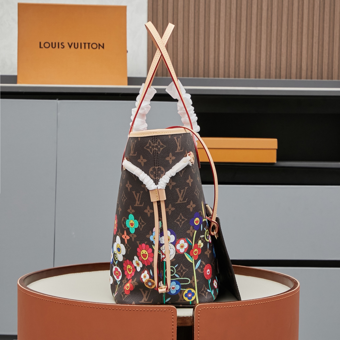 Louis Vuitton x Takashi Murakami Neverfull MM Tote Bag M13271 - Image 2