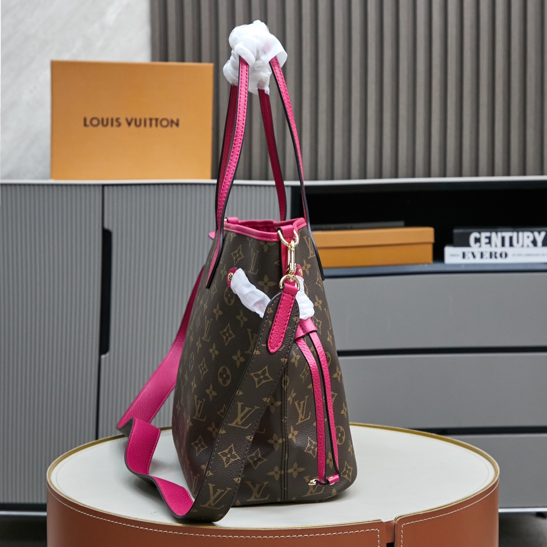 Louis Vuitton Neverfull MM Tote Bag in Damier Azur Canvas - Image 2
