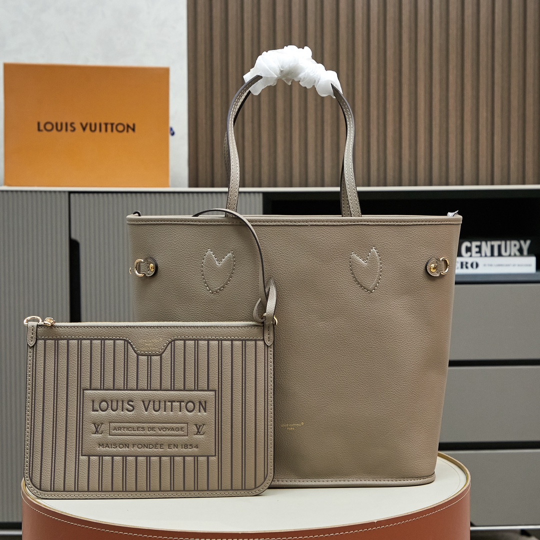 Louis Vuitton Neverfull MM Tote Bag in Damier Azur Canvas - Image 2