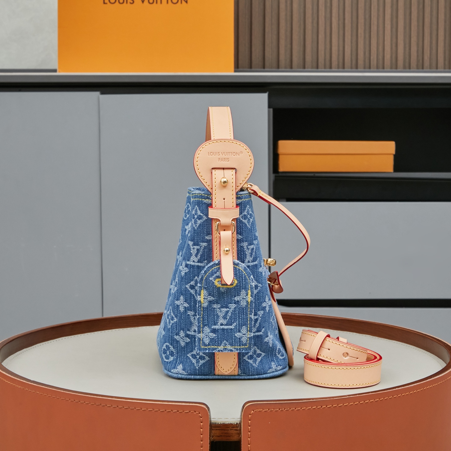 Louis Vuitton All In BB Denim Bucket Bag - Image 2