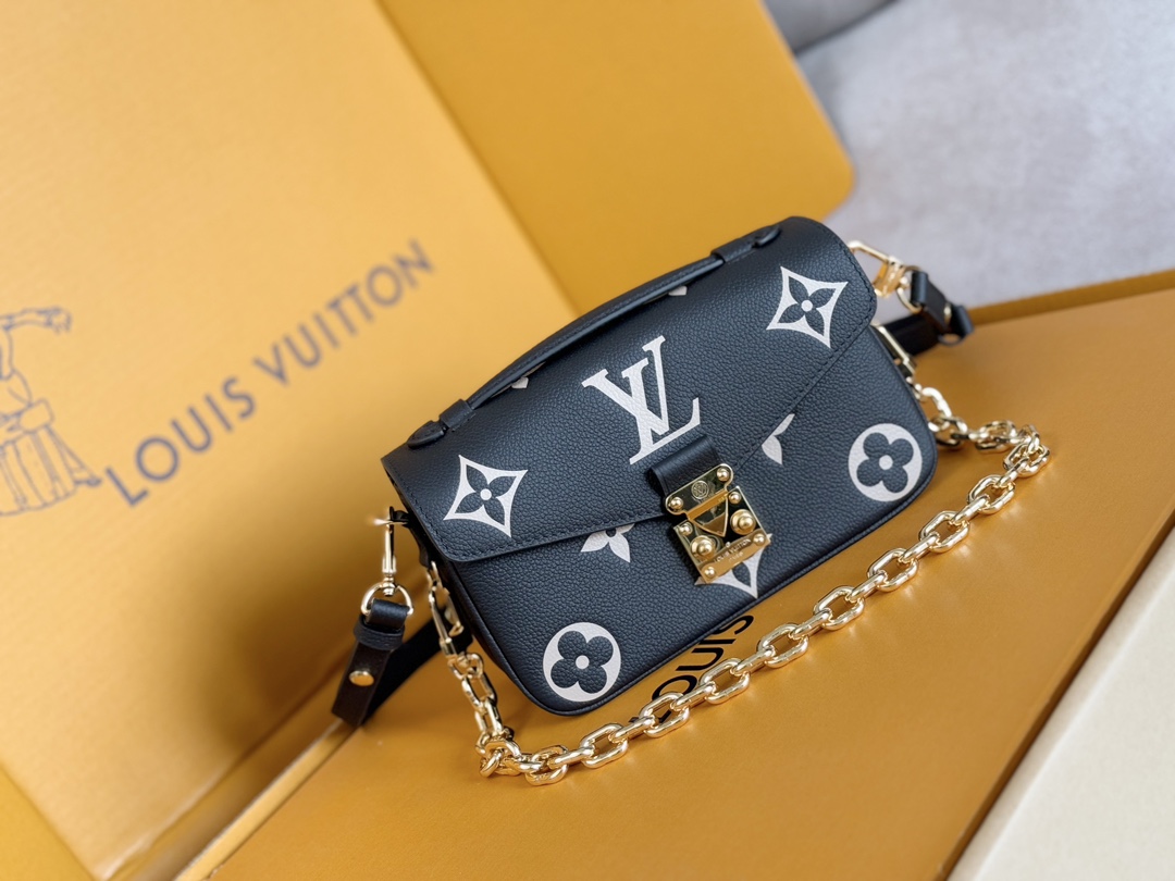 Pochette Metis East West Crossbody Bag in Monogram Empreinte Leather - Image 2