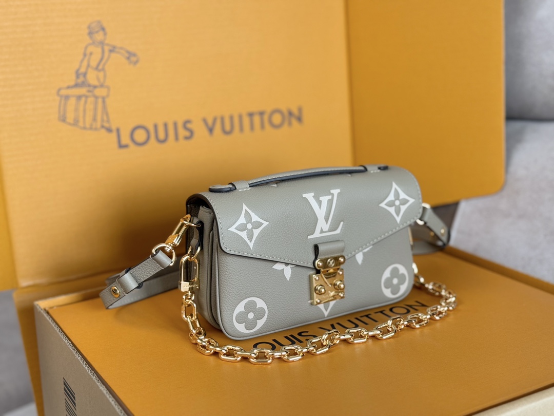 Louis Vuitton Pochette Metis East West Monogram Empreinte Leather Crossbody Bag - Image 2