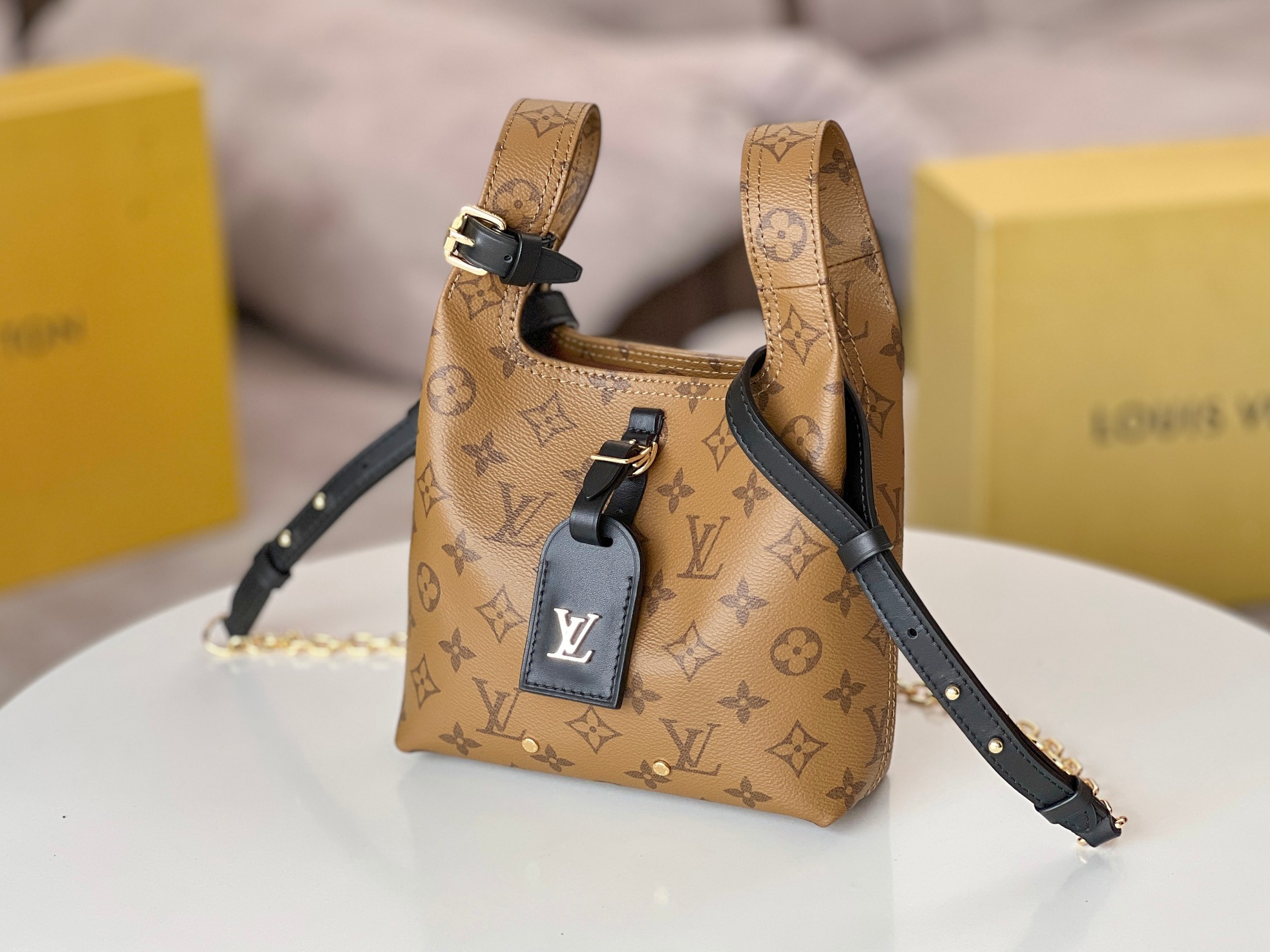 Louis Vuitton Atlantis BB Handbag M46816 in Monogram Reverse Canvas - Image 2