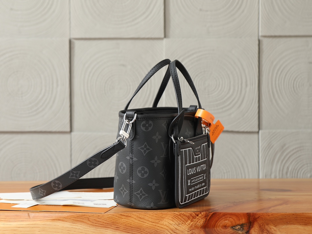 Louis Vuitton Neverfull Bandouliere Inside Out BB Crossbody Bag - Image 2