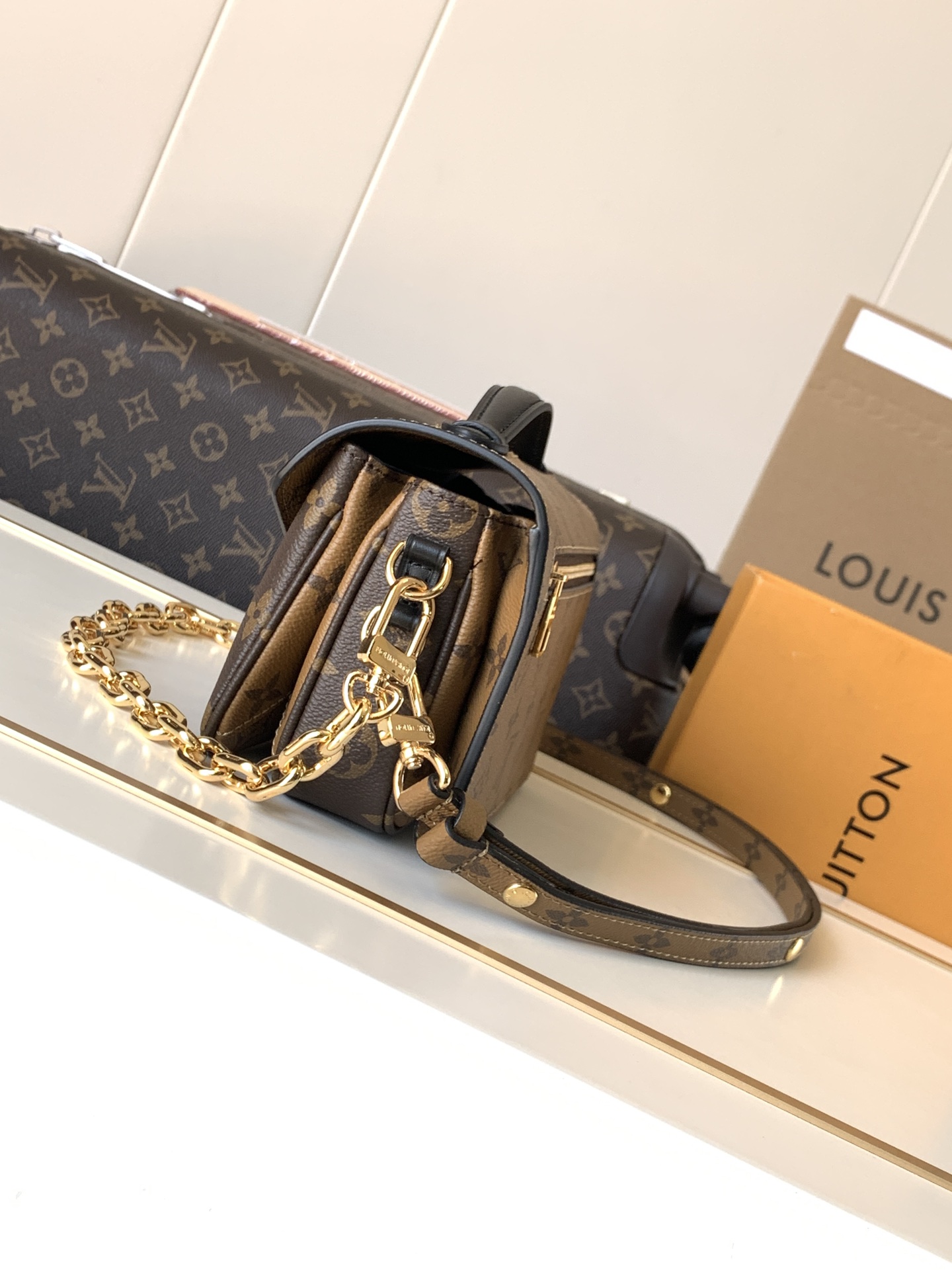 Louis Vuitton Pochette Metis East West Monogram Shoulder Bag - Image 2