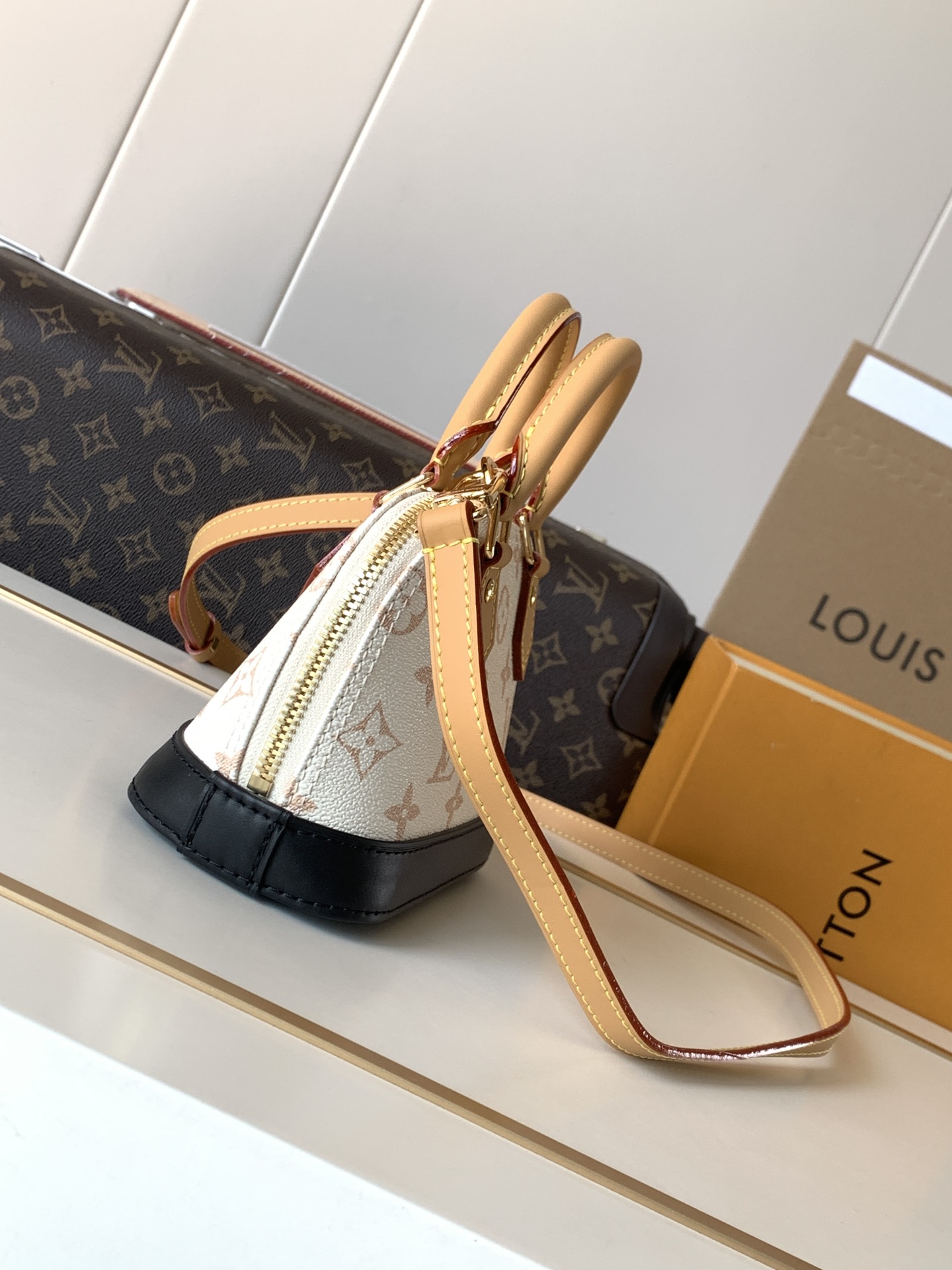 Louis Vuitton Nano Alma Monogram Mini Shell Bag - Image 2
