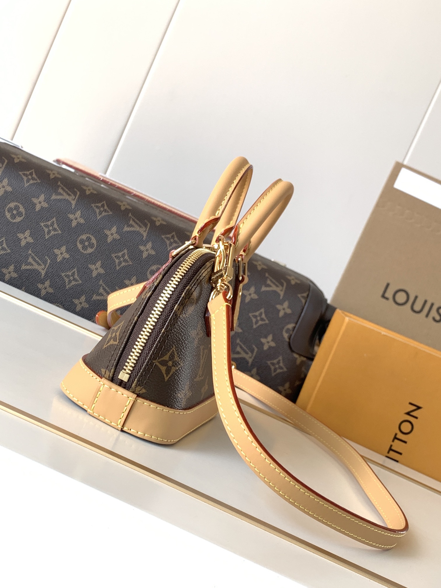 Louis Vuitton Nano Alma Monogram Mini Bag - Image 2