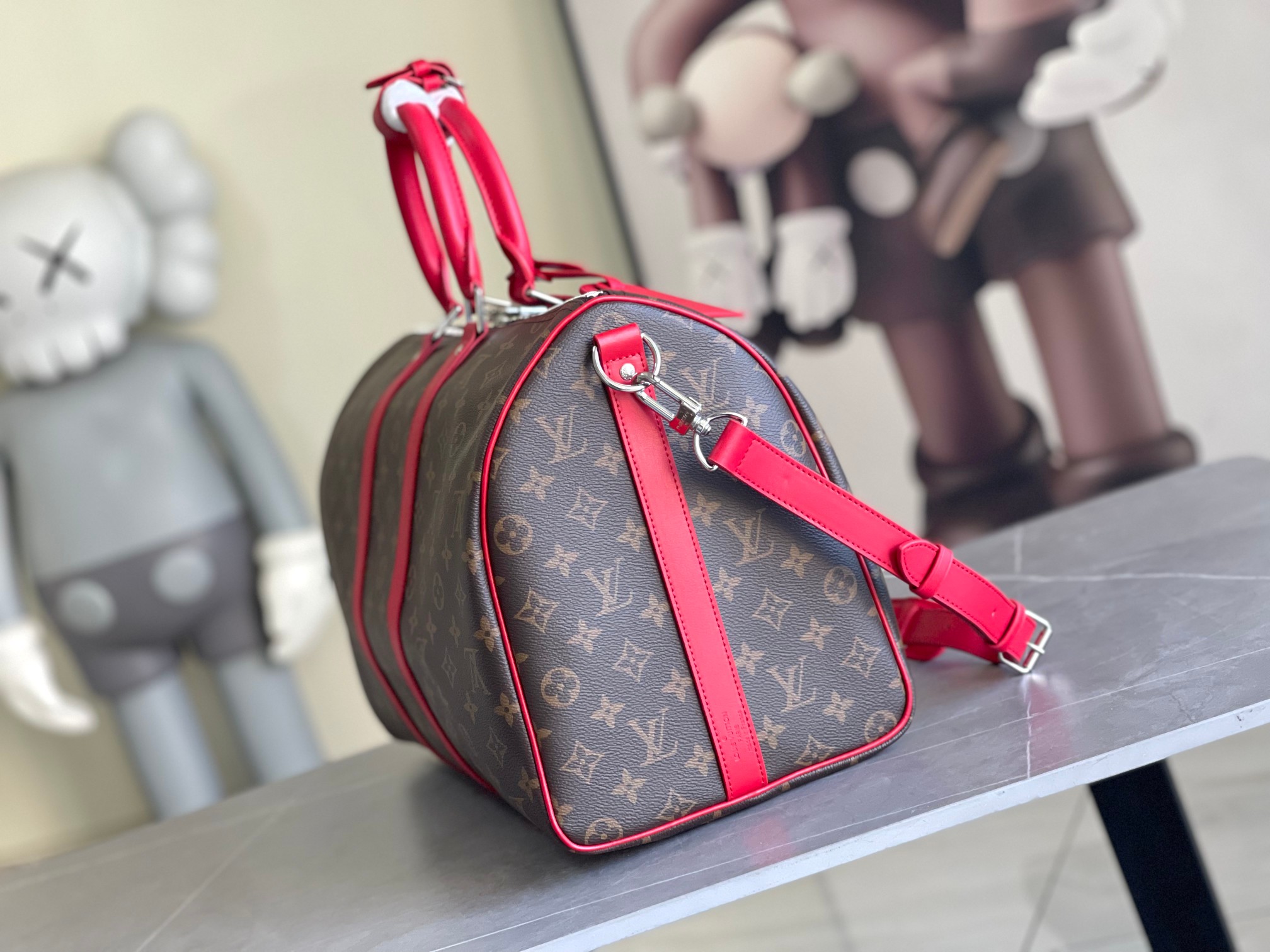 Louis Vuitton Keepall Bandouliere 45 Travel Bag - Image 2