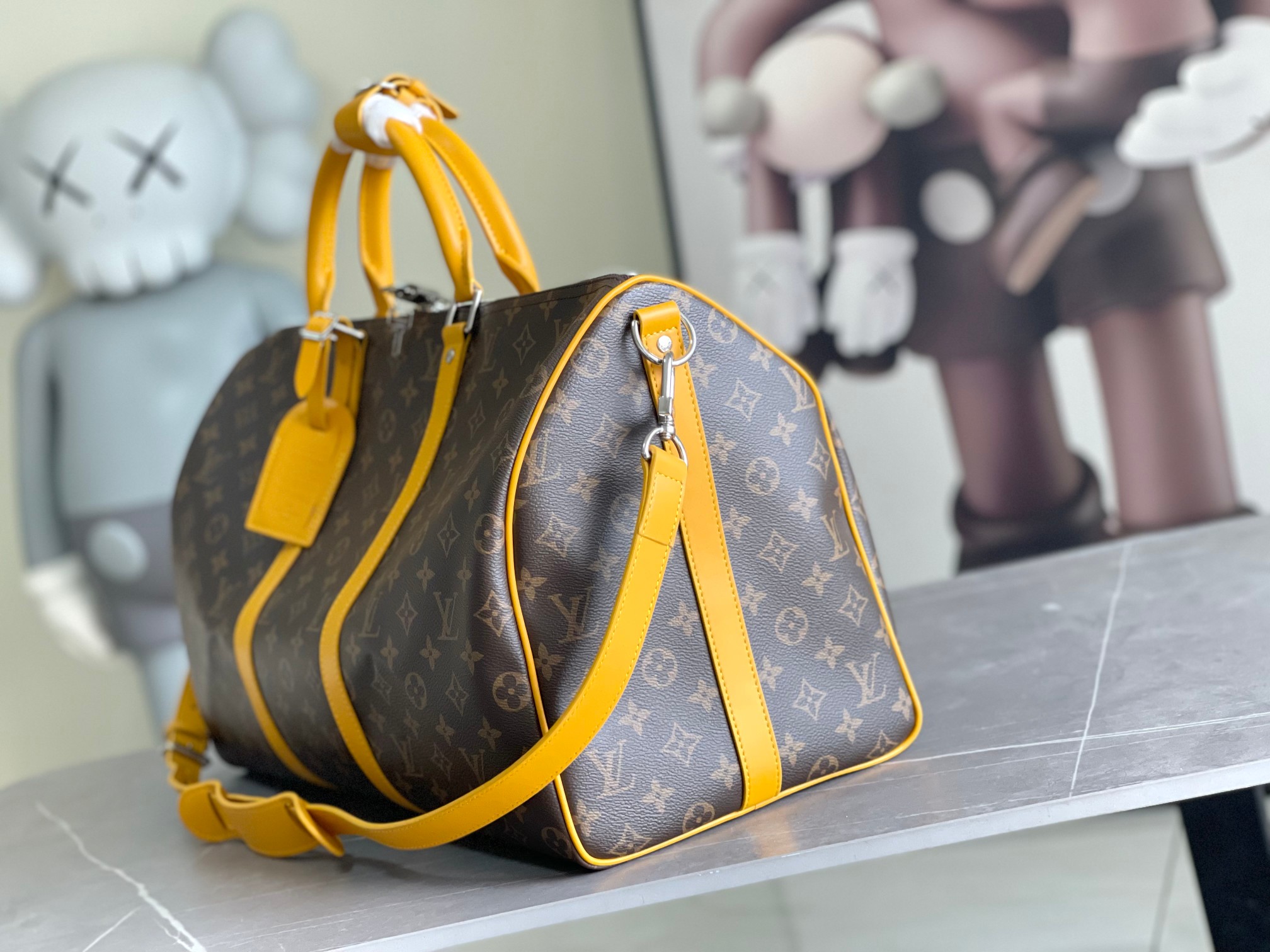 Louis Vuitton Keepall Bandouliere 50 Travel Bag - Image 2