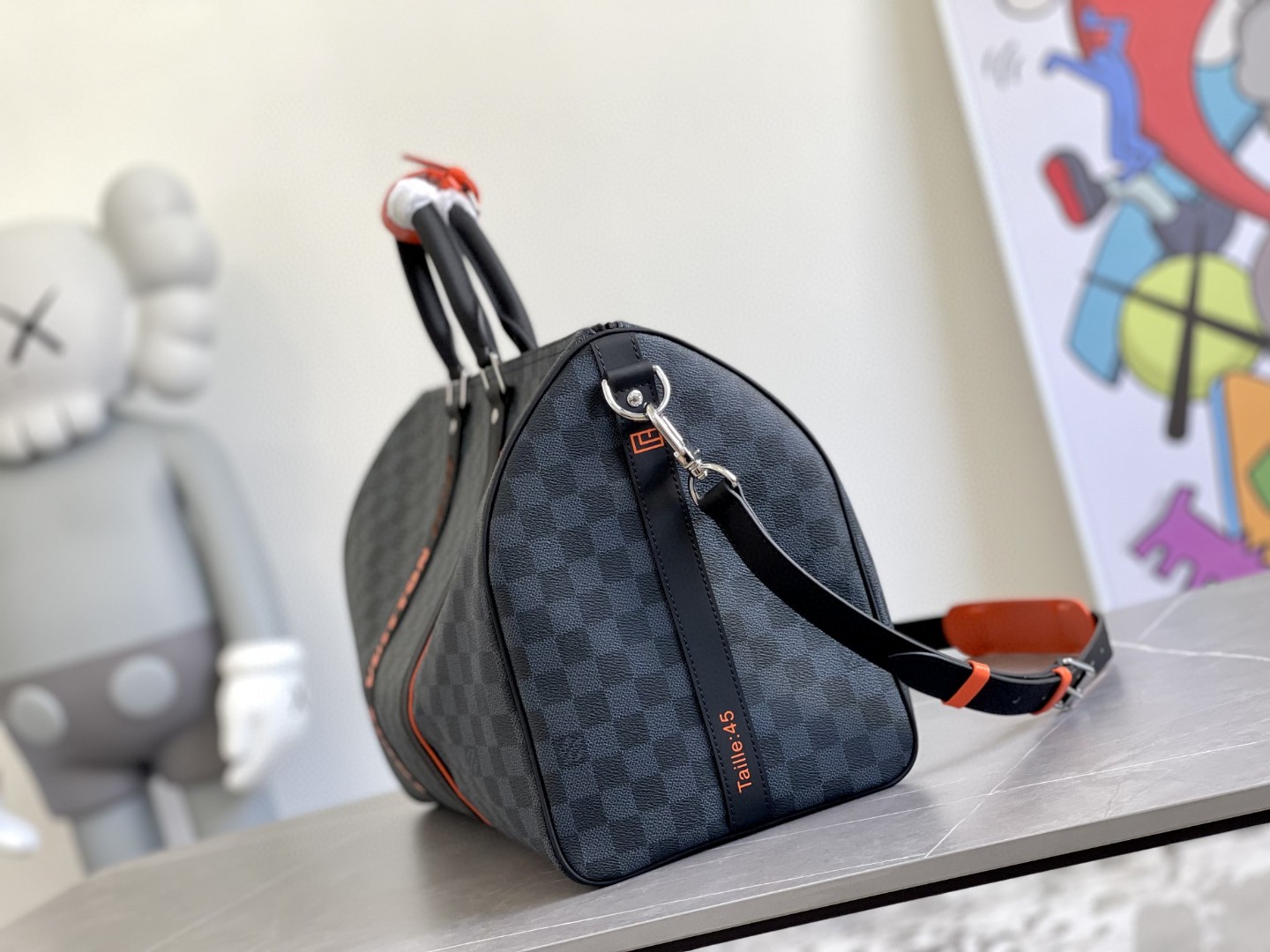 Louis Vuitton Keepall 45 Travel Bag Damier Cobalt - Image 2