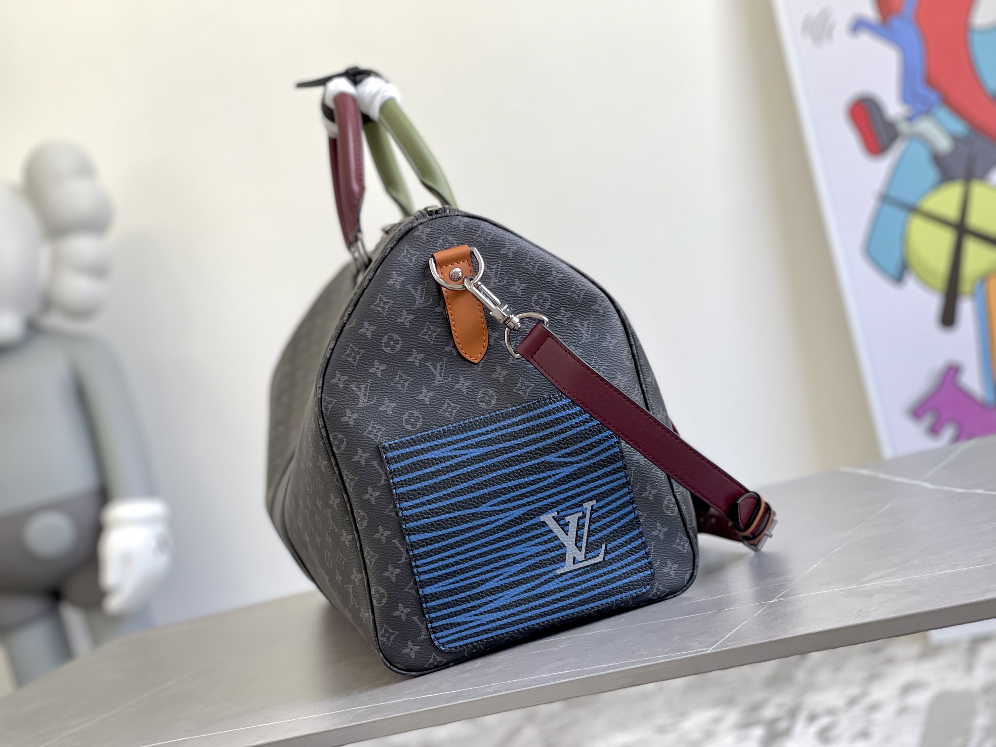 Keepall Bandouliere Patchwork Travel Bag - Image 2