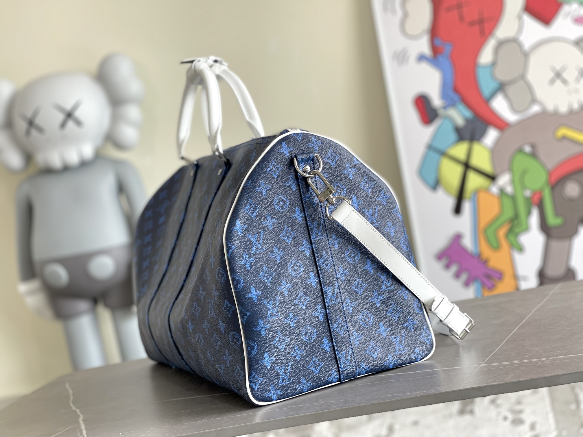 Louis Vuitton Keepall Bandouliere 55 Travel Bag - Image 2