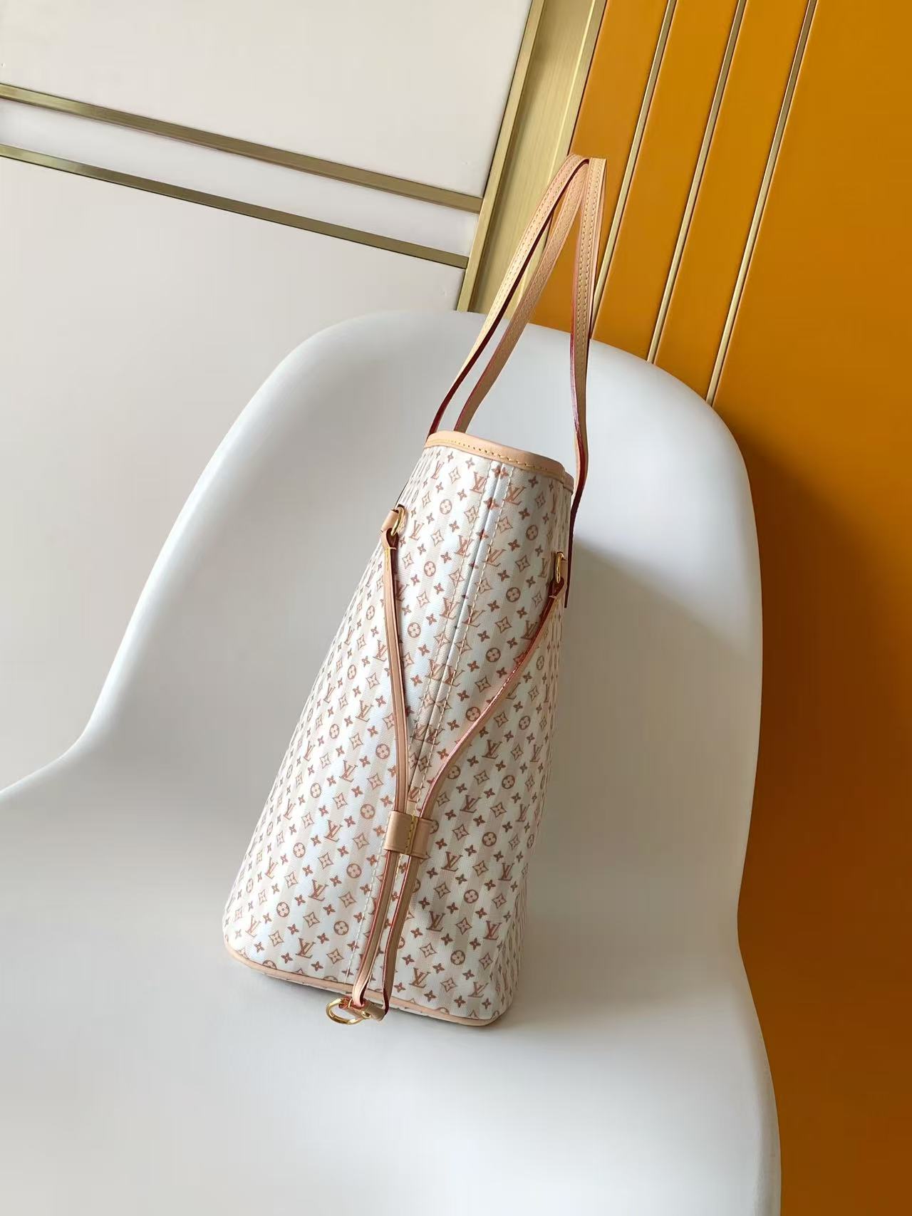 Louis Vuitton Neverfull MM Stamp Monogram Canvas Tote Bag - Image 2