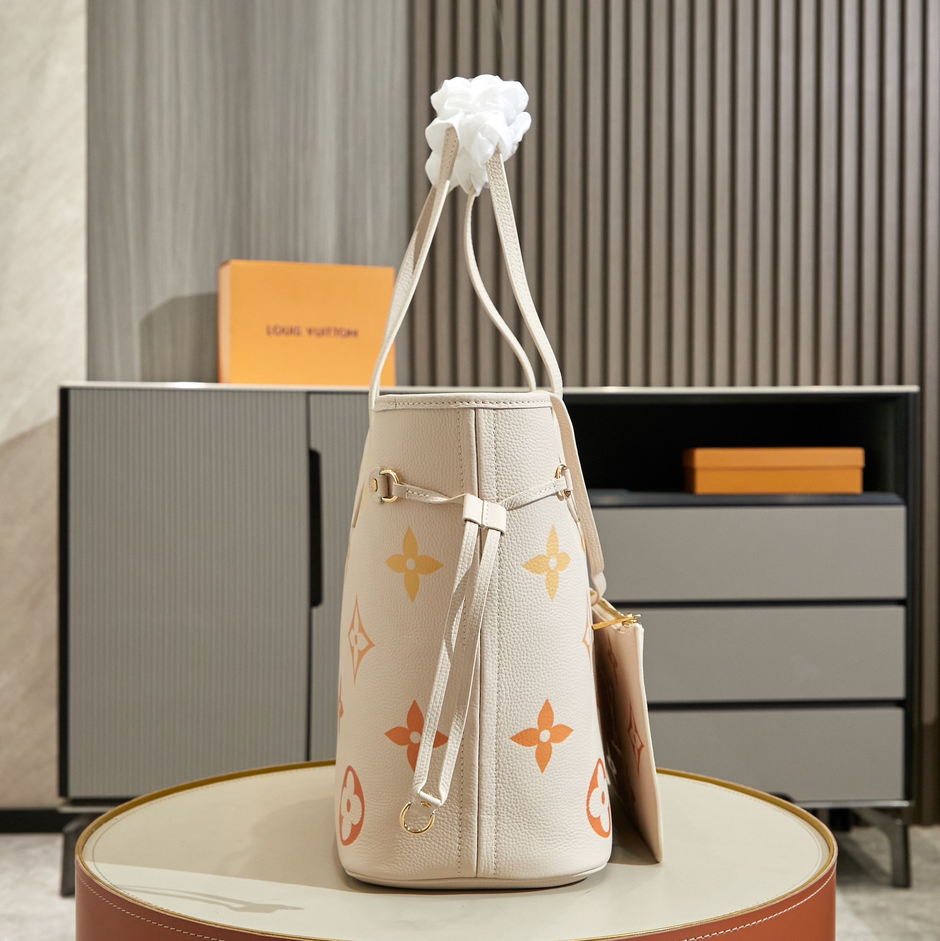 Louis Vuitton Neverfull MM Monogram Empreinte Tote Bag - Image 2