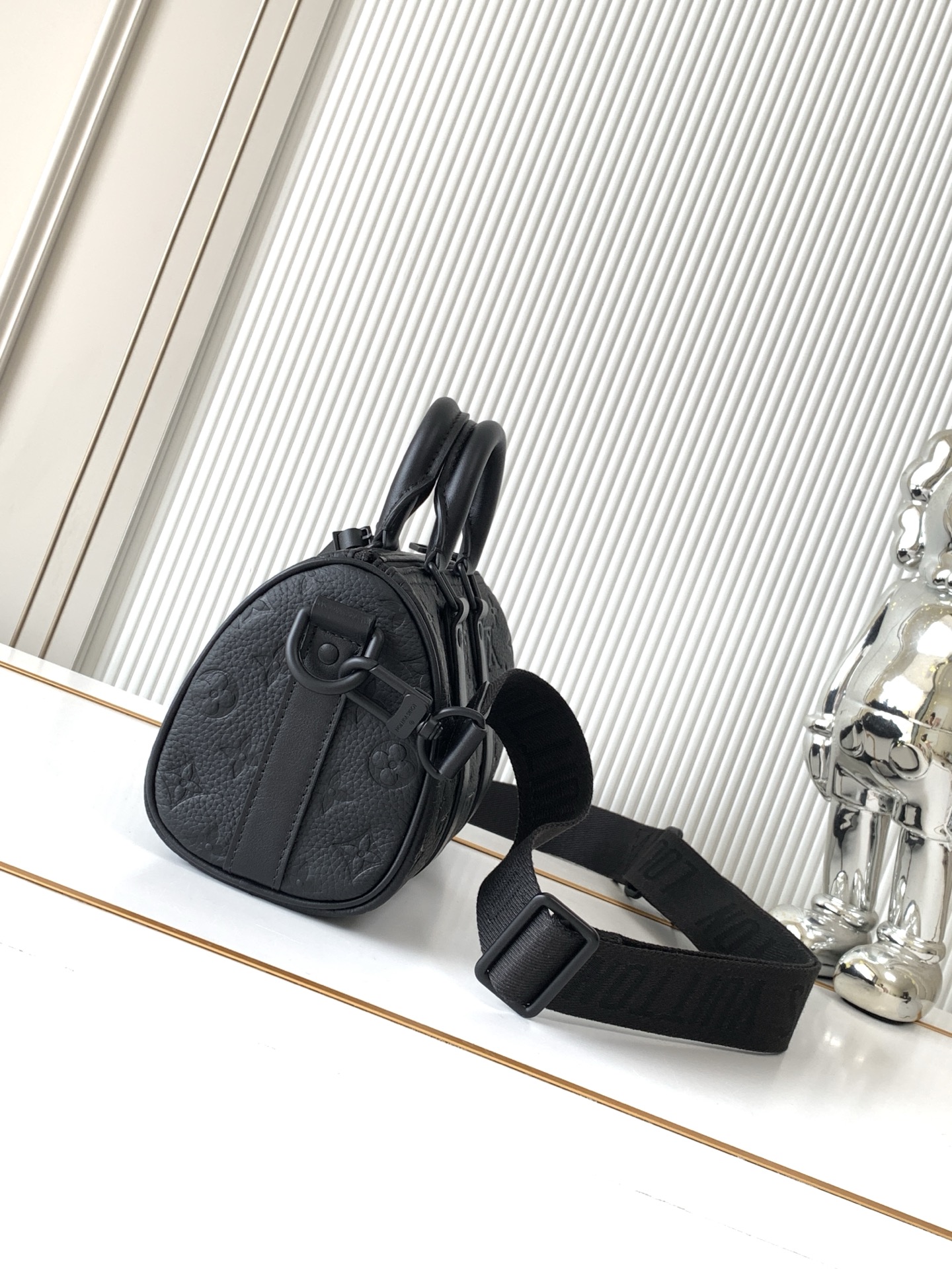 Louis Vuitton Keepall Mini Taurillon Monogram Leather Bag - Image 2