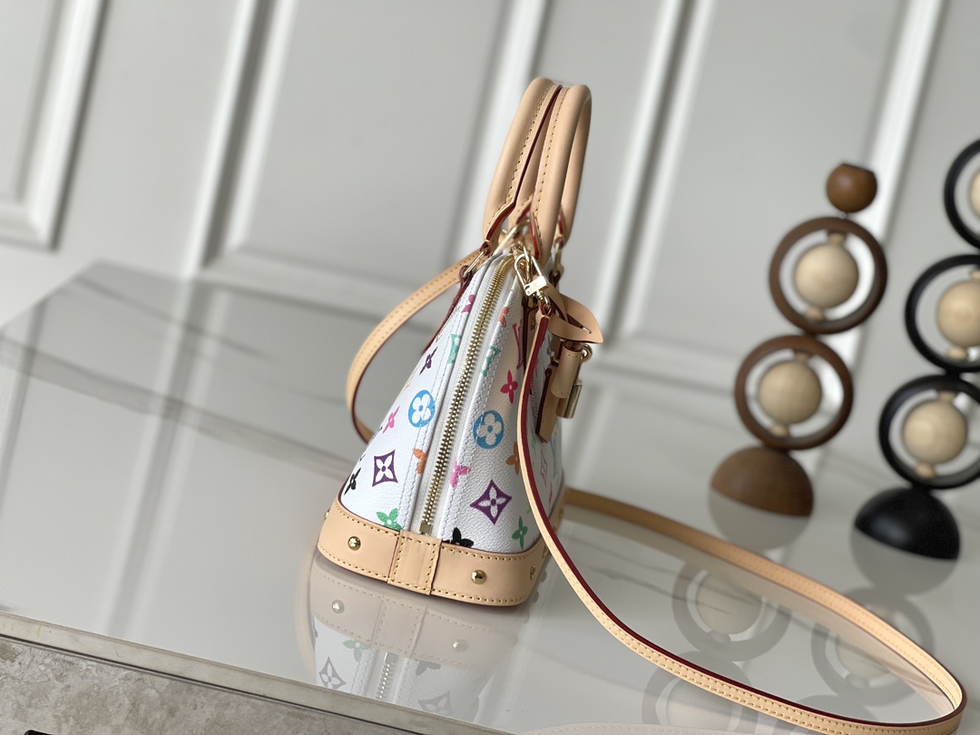 Louis Vuitton Alma BB M13078 Handbag in White - Image 2