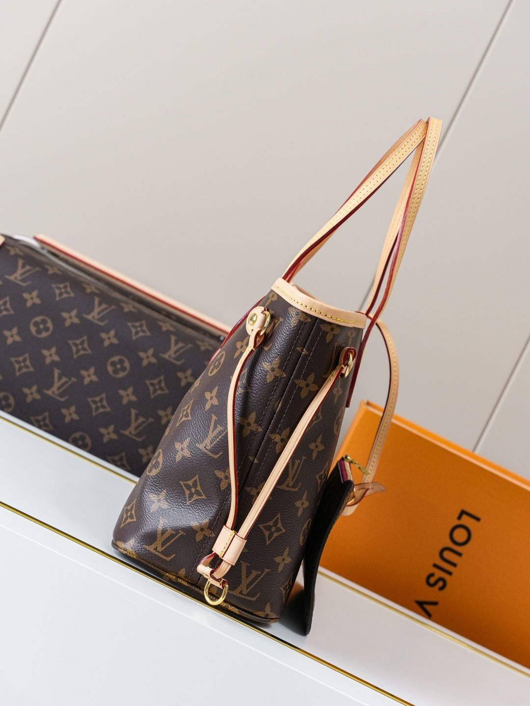 Louis Vuitton Neverfull Small Monogram Tote Bag M41000 - Image 2